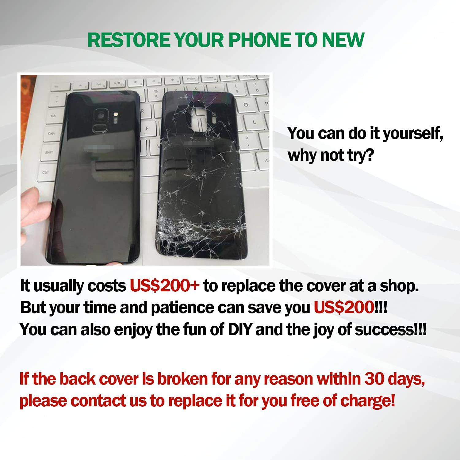 Reemplazo Cristal Cubierta Trasera Samsung Galaxy S10+ Negro