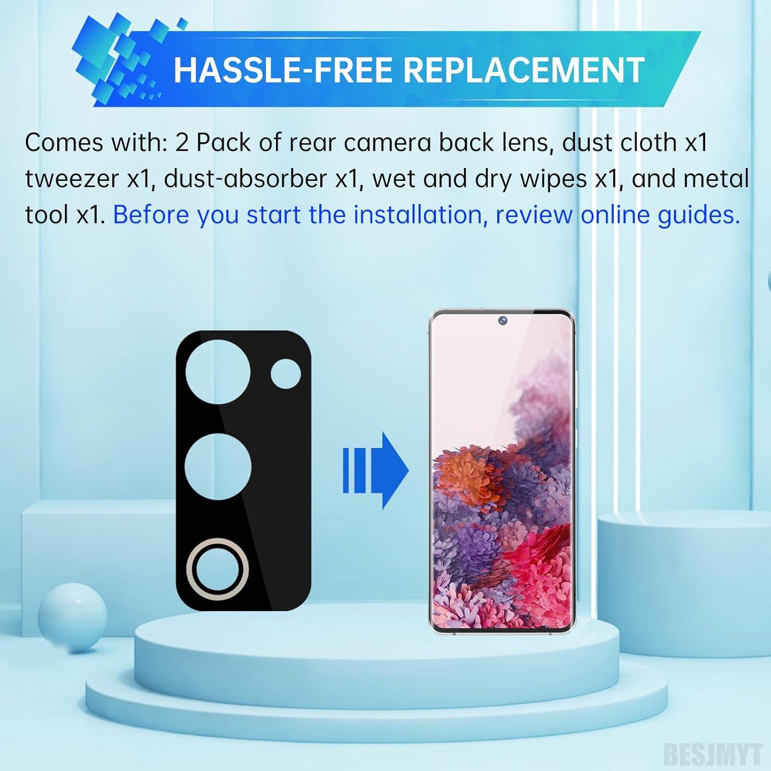 Reemplazo Lente Cámara Samsung Galaxy S20 FE 5G + Kit Herramientas