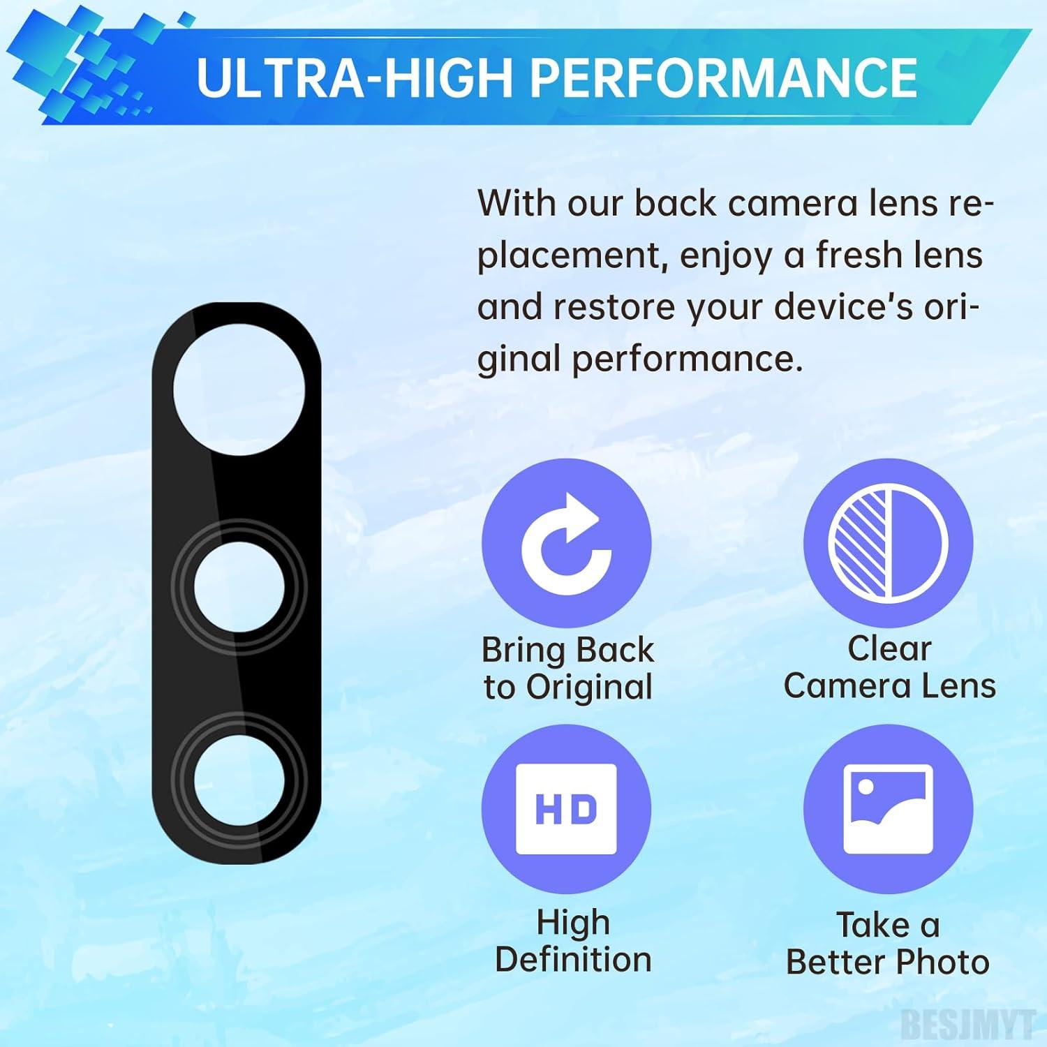 Kit de Reemplazo Lente de Cámara Samsung Galaxy A50 - 2 Piezas