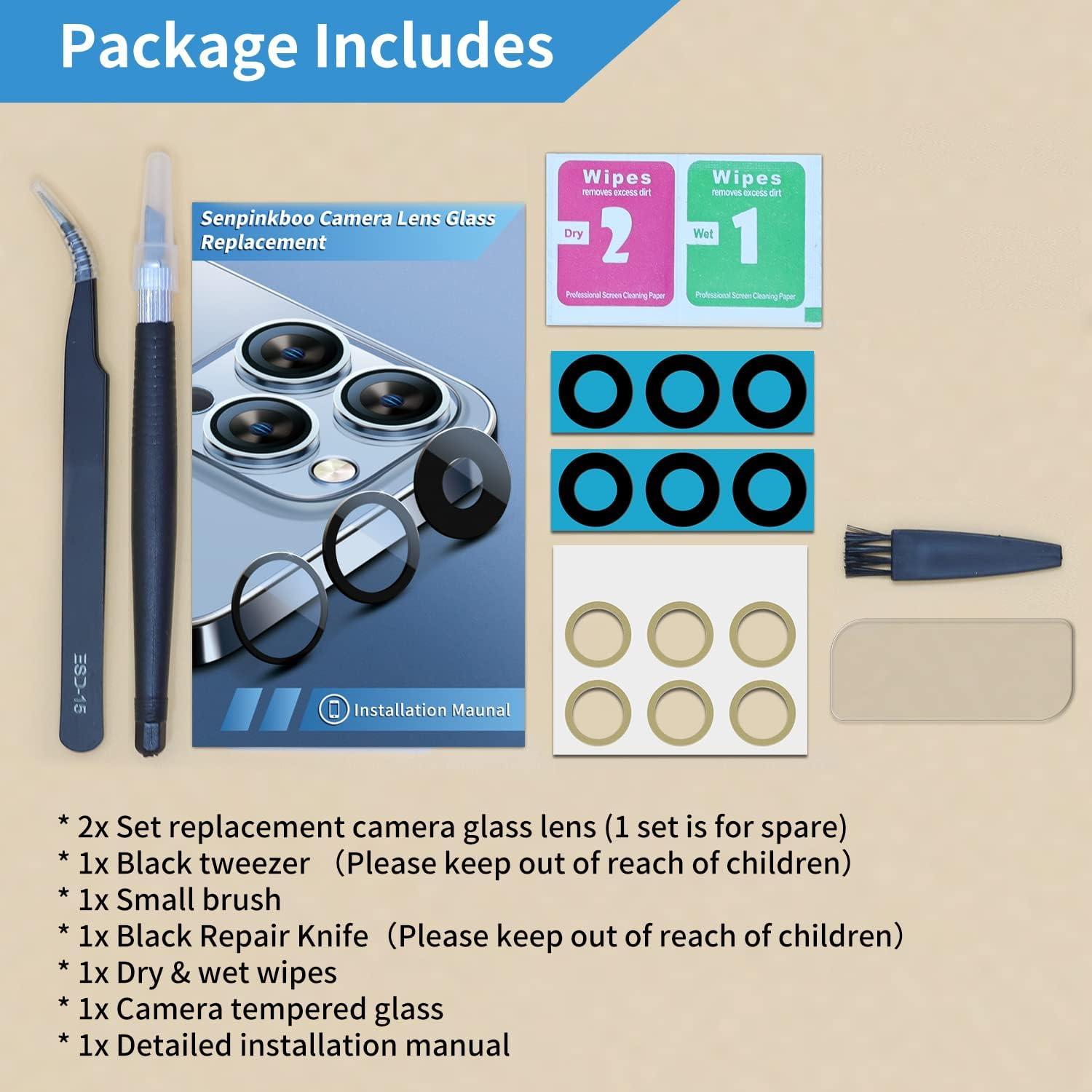 Kit de Reemplazo de Lentes de Cámara Samsung Galaxy S22/S22 Plus