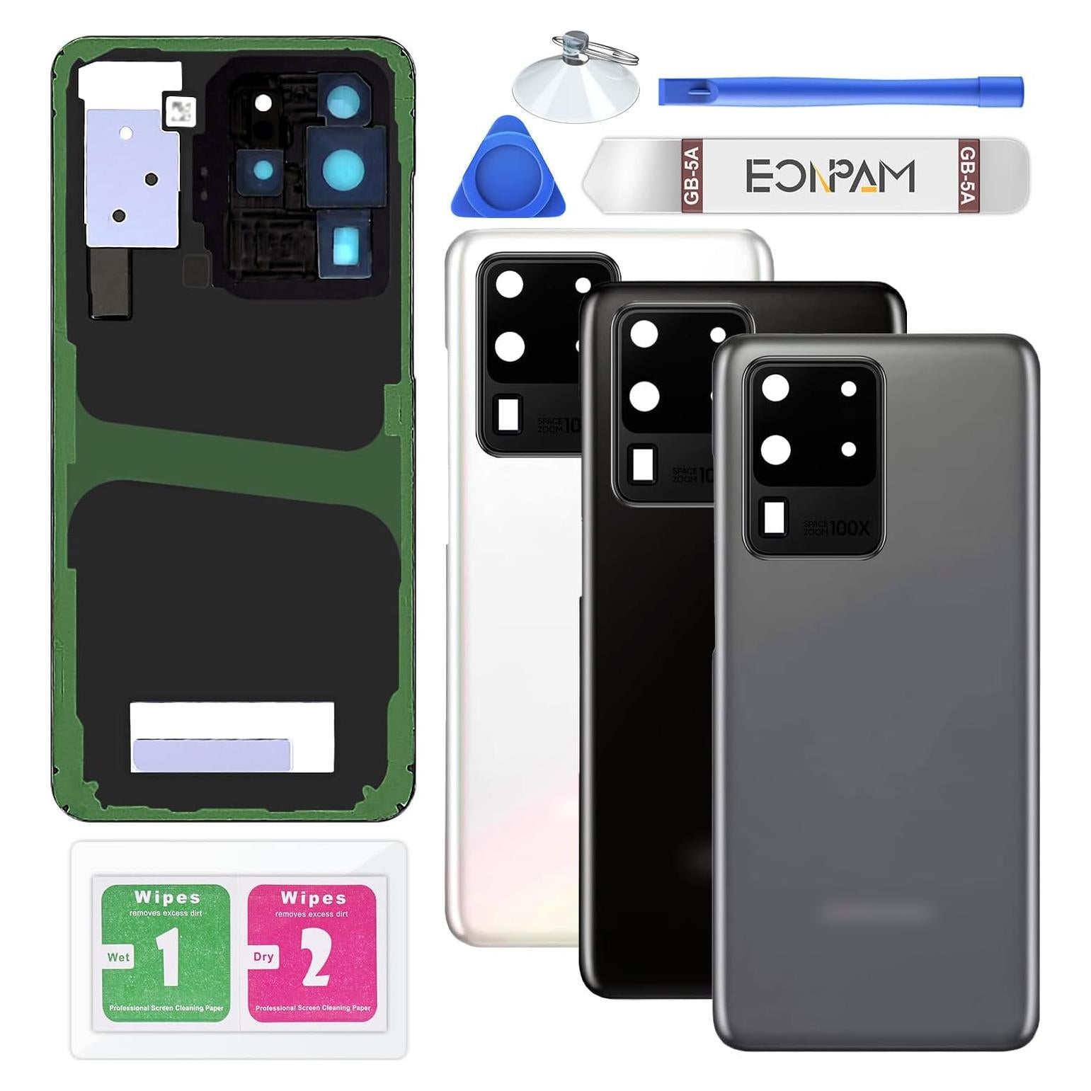 Cristal Trasero para Samsung Galaxy S20 Ultra Eonpam Gris