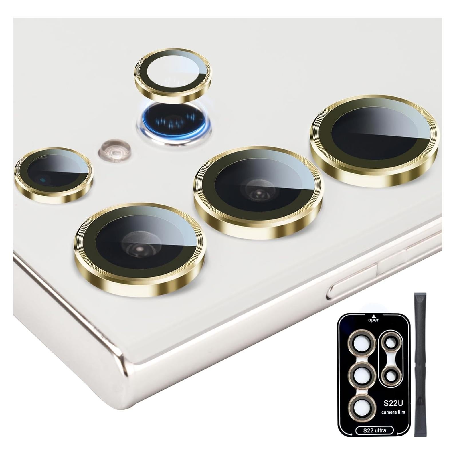 Protector de Lente de Cámara Zevytop para Samsung Galaxy S22 Ultra