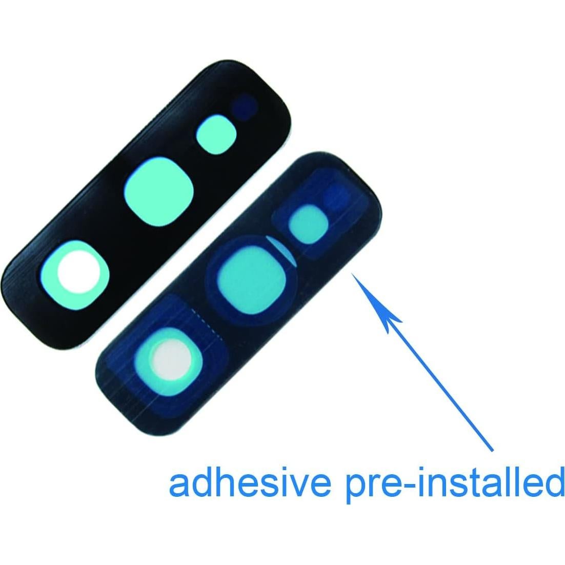 Reemplazo Lente de Cristal Cámara Samsung Galaxy S10e Negro 2pcs