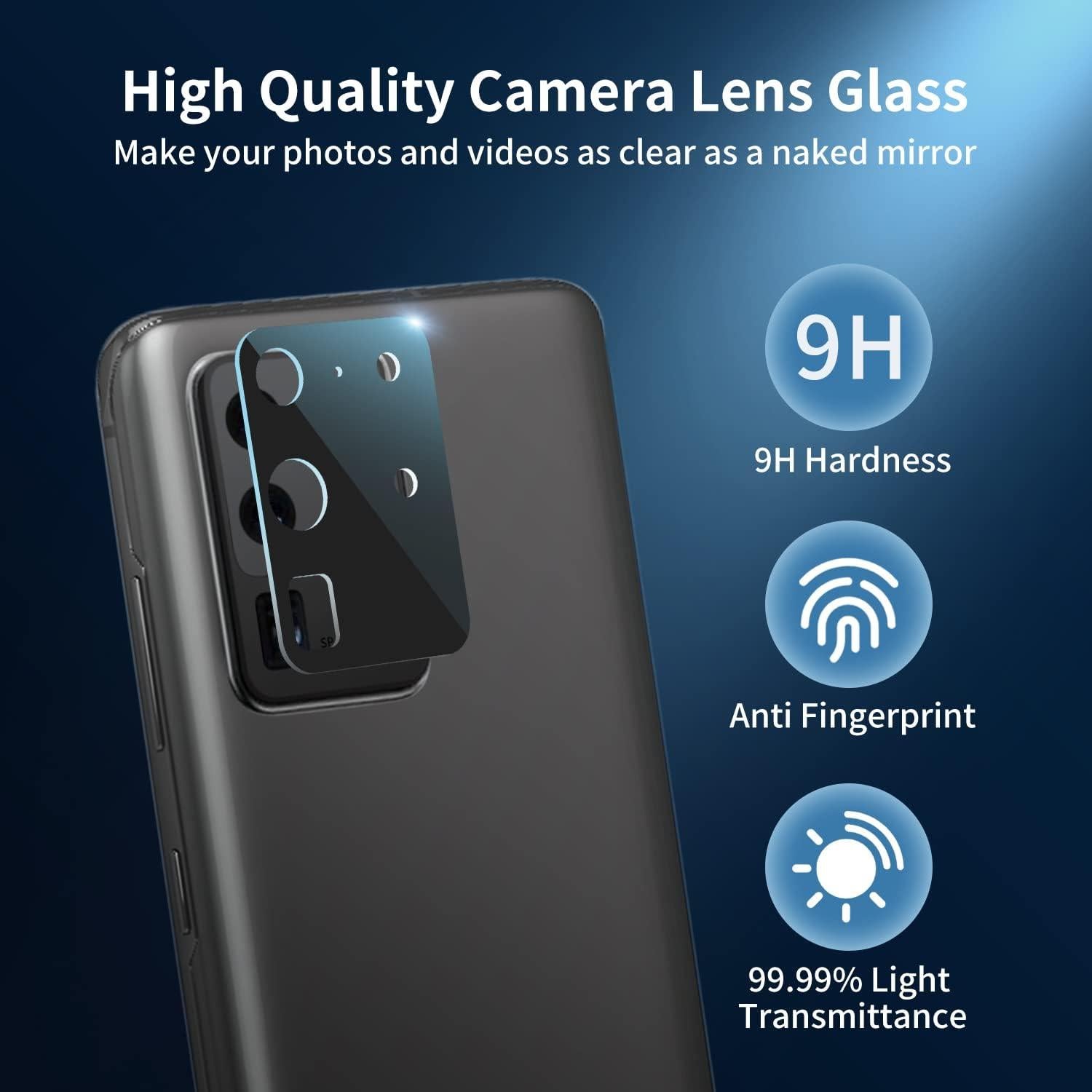 Reemplazo Cristal Lente Cámara Samsung Galaxy S20 Ultra 2 Pzas