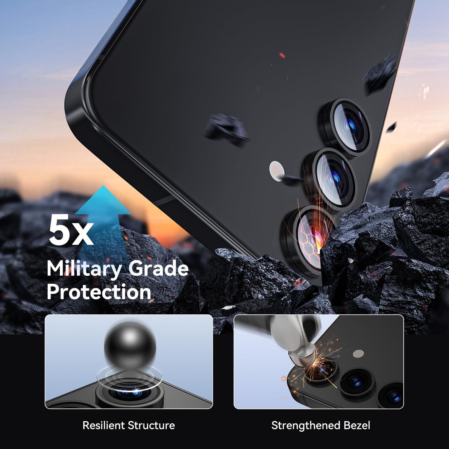 Protector de Lente de Cámara HelloDeere para Samsung Galaxy S24 Plus - Vidrio Templado 9H