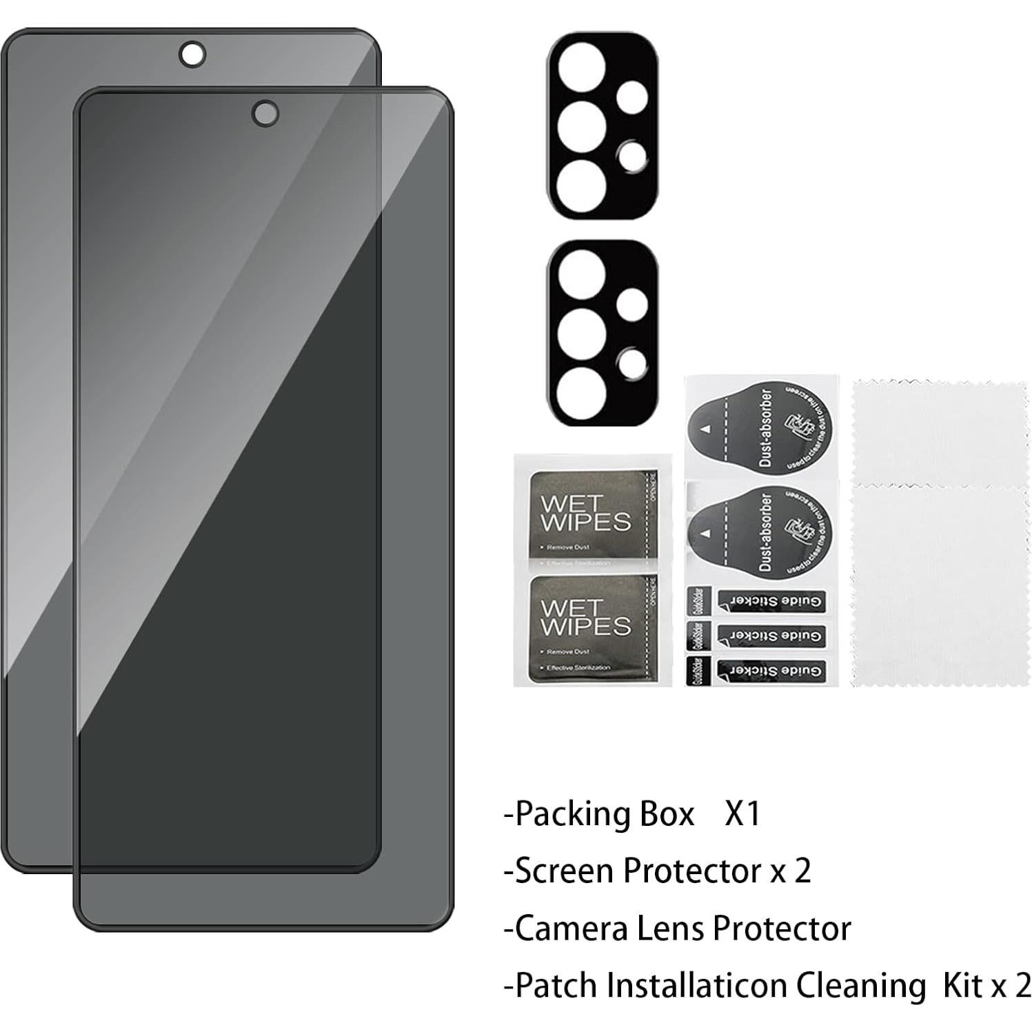 2 Pack Protector de Pantalla Privado OWMGTS para Samsung Galaxy A53 5G