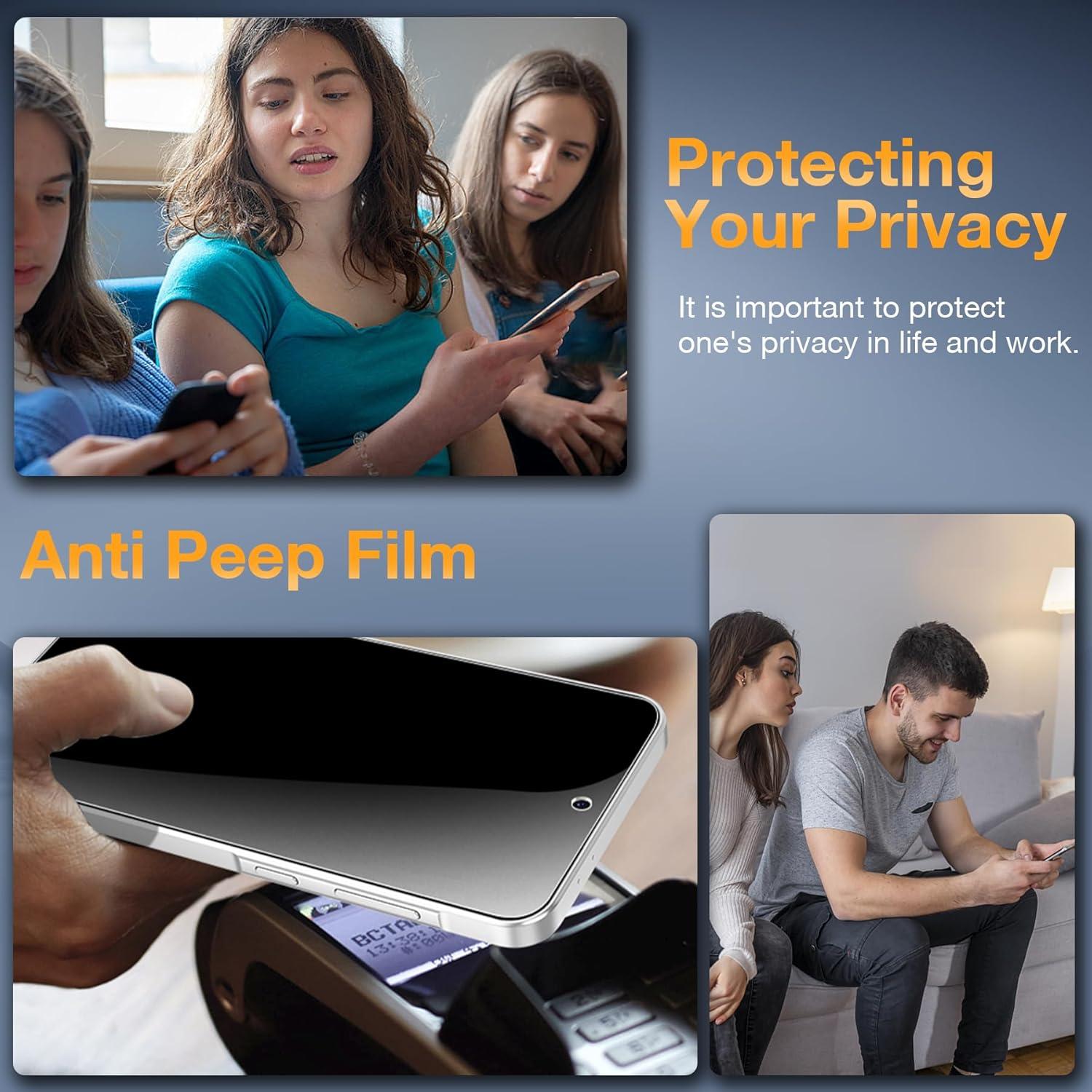 Protector de Pantalla Privado y Lente para Samsung Galaxy A56