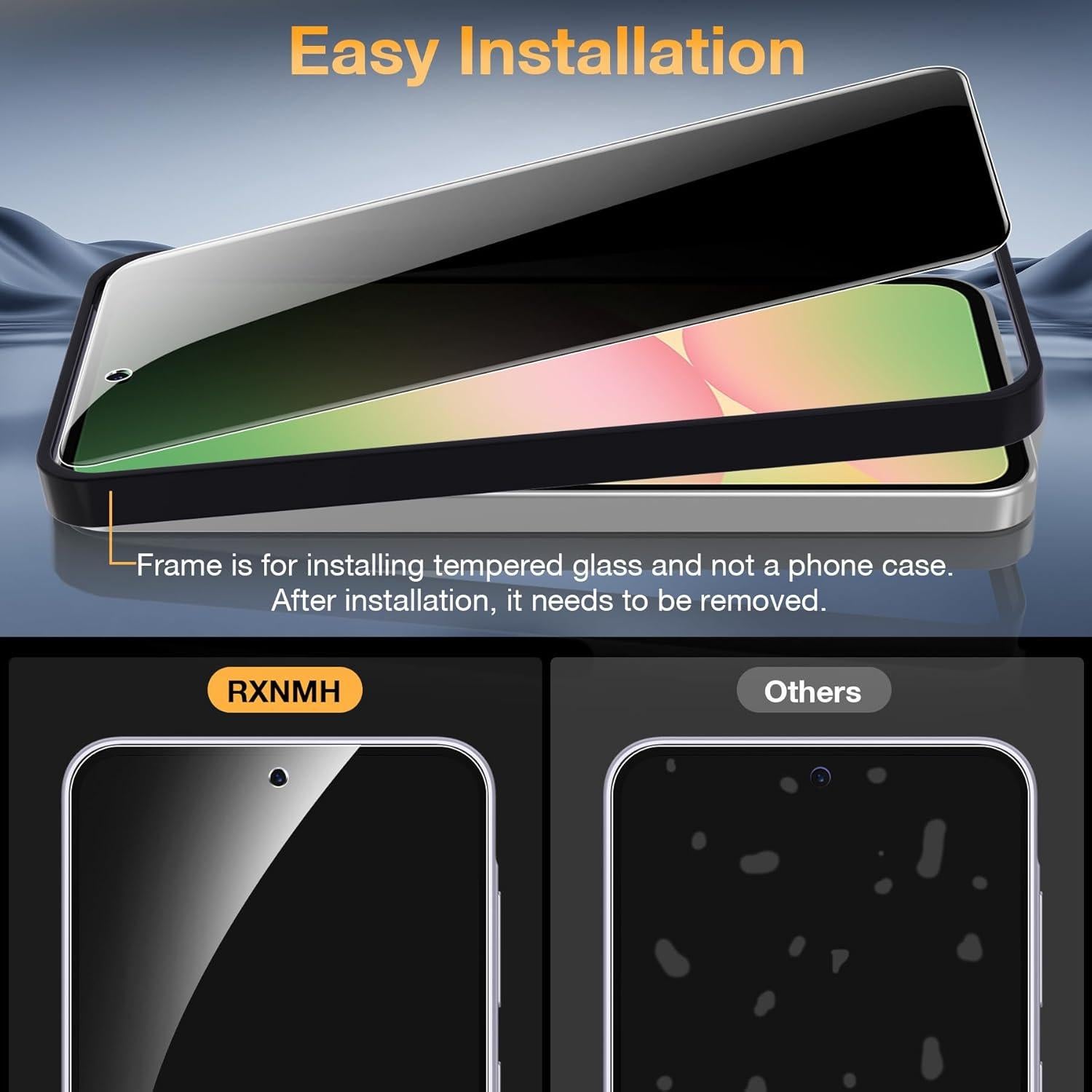 Protector de Pantalla Privado y Lente para Samsung Galaxy A56