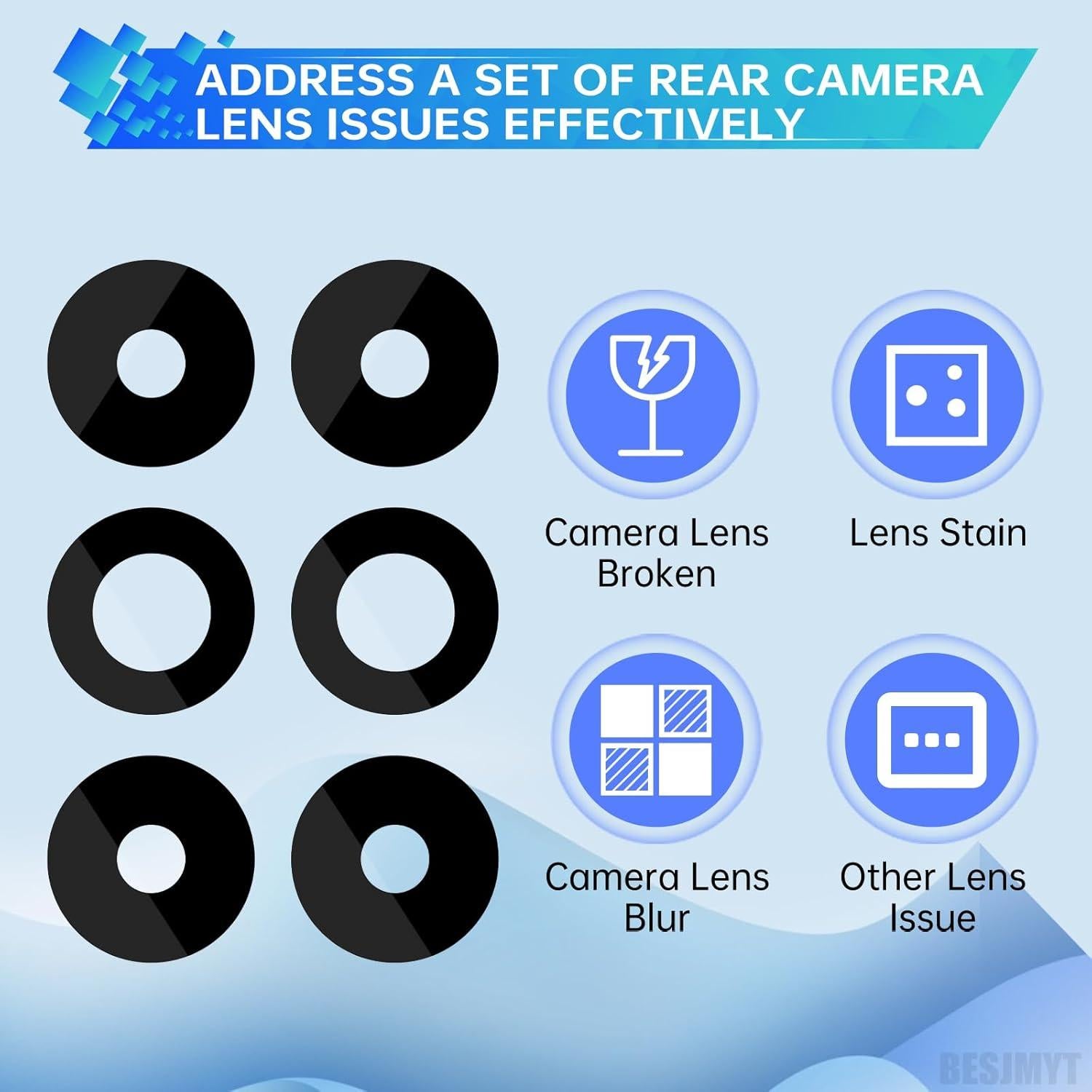 Reemplazo Lente Cámara Trasera Samsung Galaxy A05s + Kit Herramientas