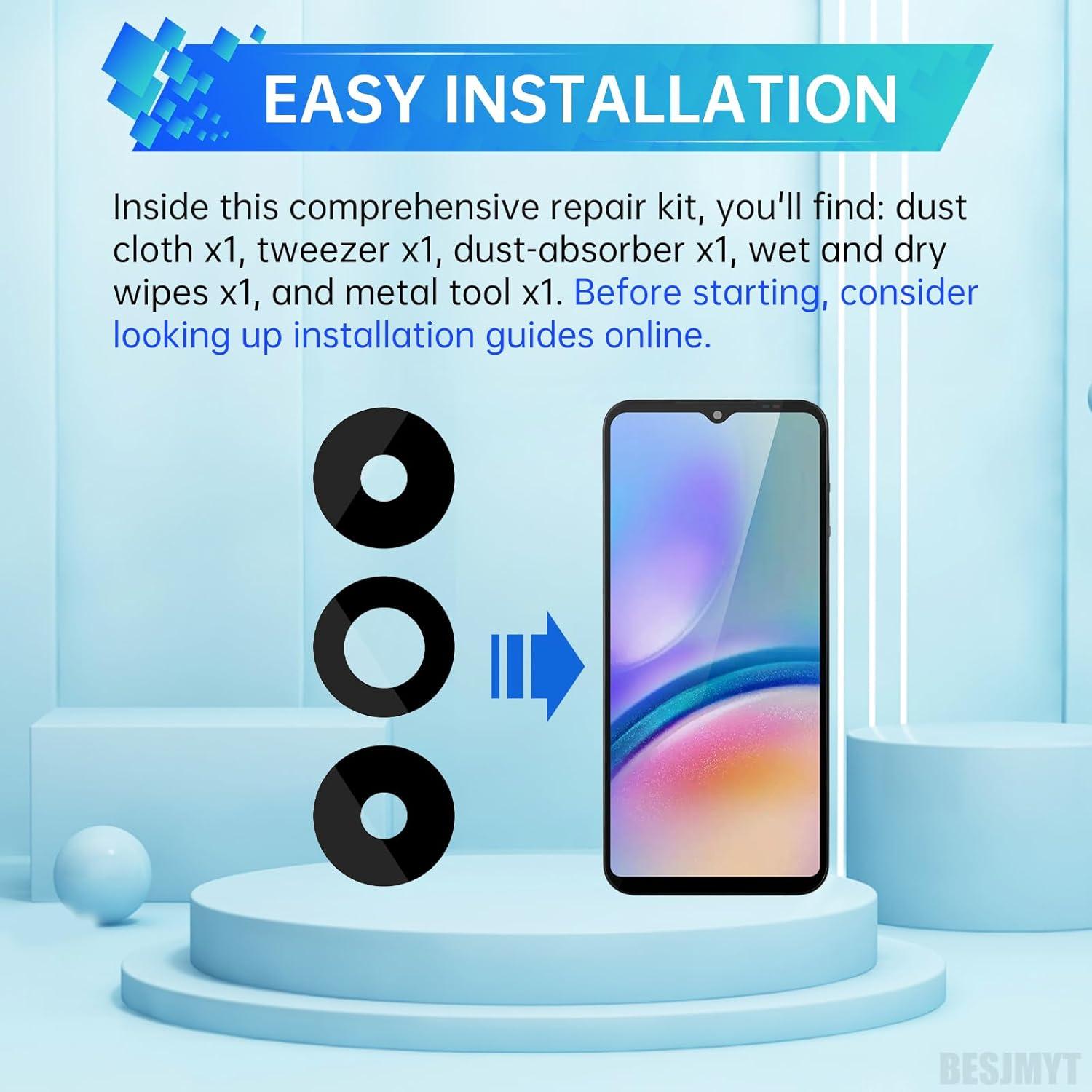 Reemplazo Lente Cámara Trasera Samsung Galaxy A05s + Kit Herramientas