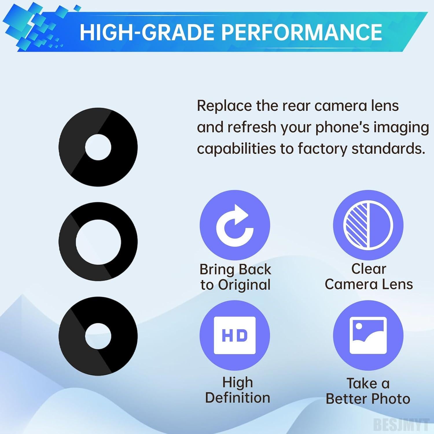 Reemplazo Lente Cámara Trasera Samsung Galaxy A05s + Kit Herramientas