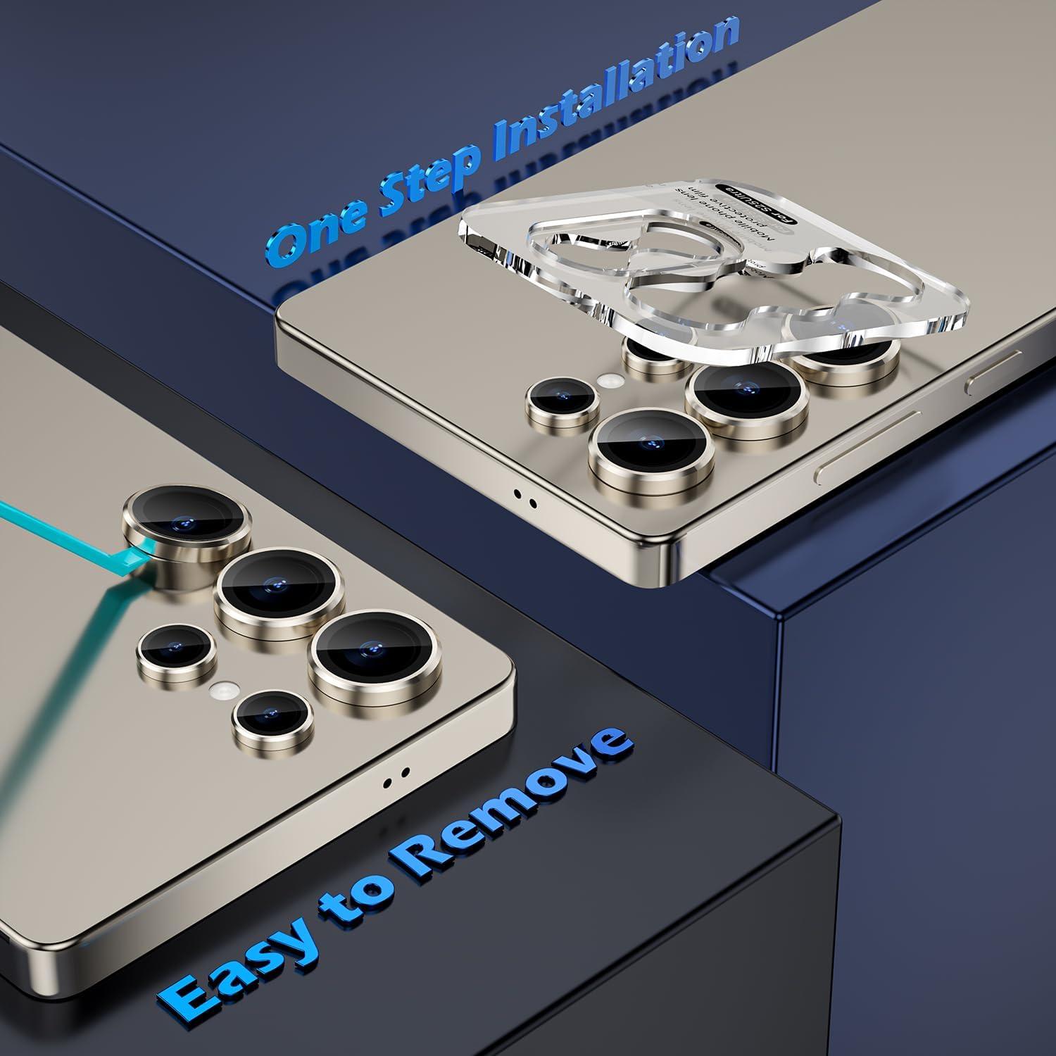 Protector de Lente de Cámara imluckies para Samsung Galaxy S25 Ultra - Vidrio Templado 9H HD Claro