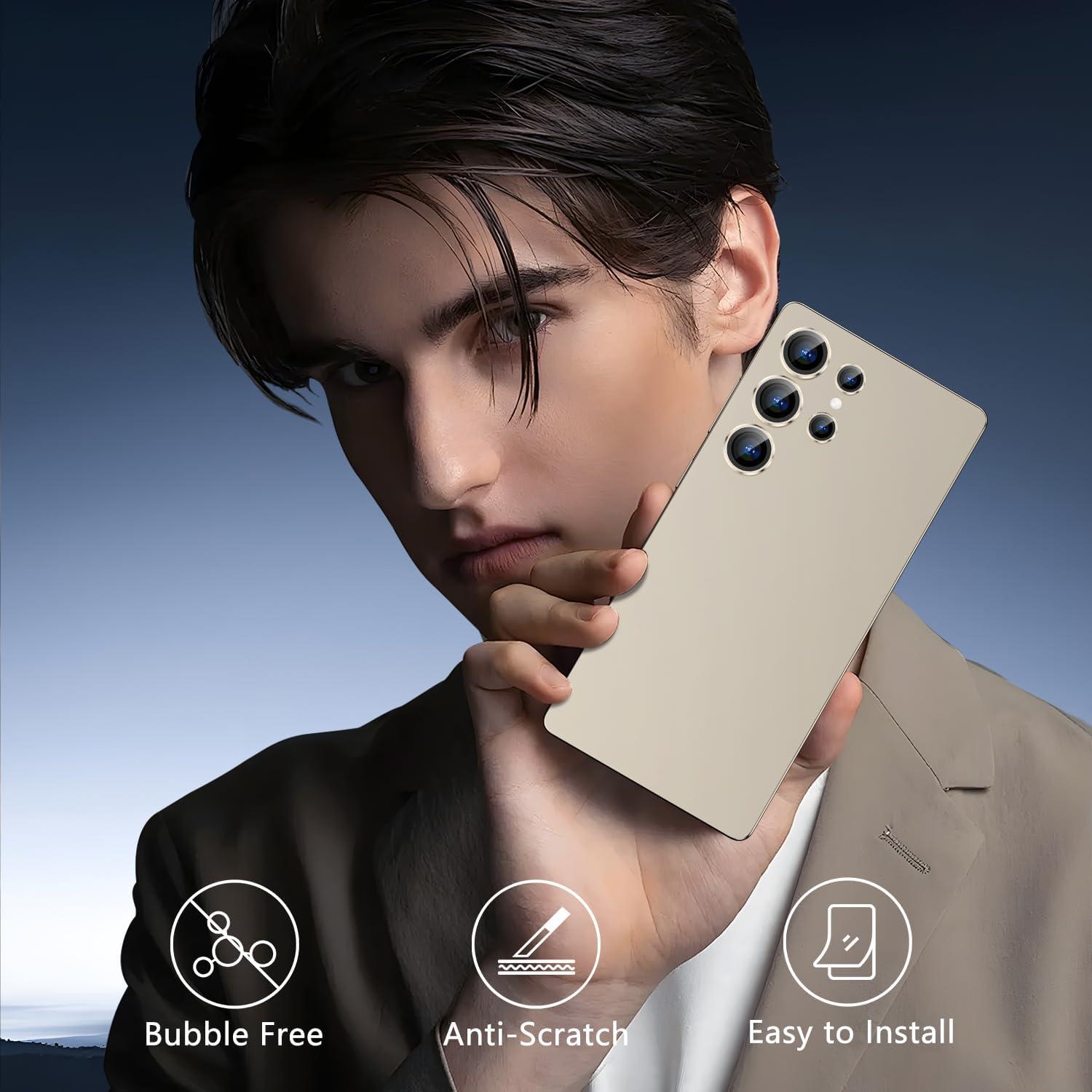 Protector de Lente de Cámara imluckies para Samsung Galaxy S25 Ultra - Vidrio Templado 9H HD Claro