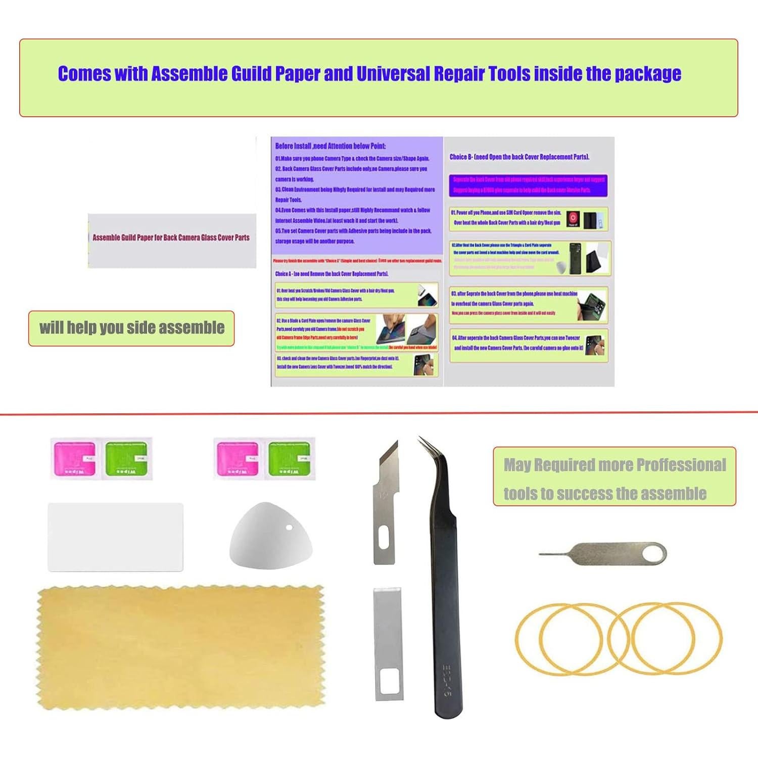 Reemplazo Cubierta Vidrio Cámara Trasera Samsung Note 20 Ultra