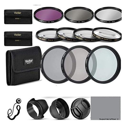 Kit de Filtros de Lente 58MM VIVITAR para Canon DSLR