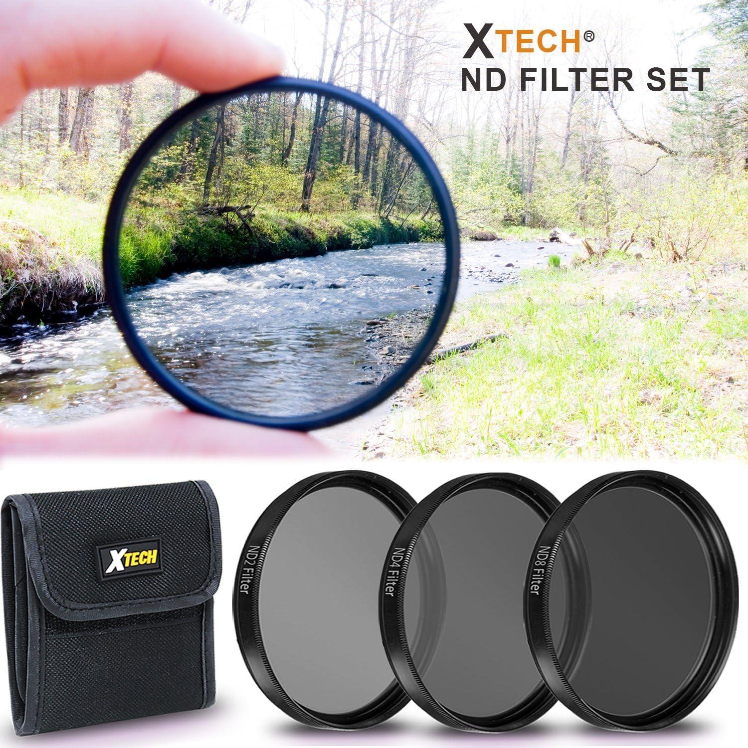 Kit de Filtros 58mm para Canon EOS Rebel T8i T7 T6i 90D