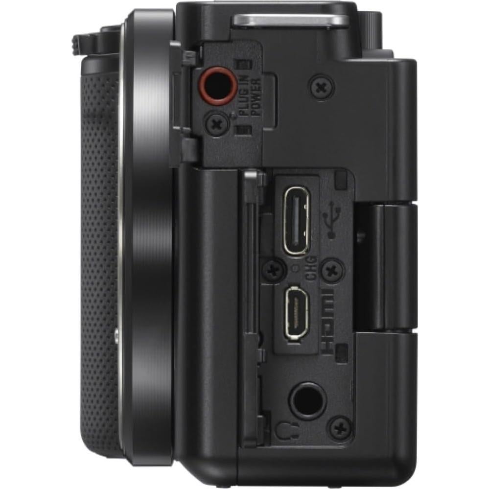 Cámara Sin Espejo Sony ZV-E10 Kit 64GB Lente 16-50mm Negro