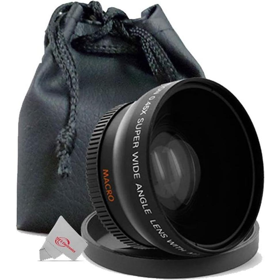 Lente Gran Angular 40.5mm y Telefoto 2x Vivitar + Kit Accesorios