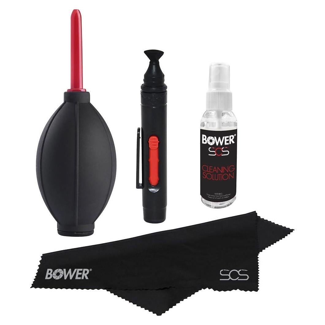 Kit de limpieza para cámara de dron Bower 4 piezas