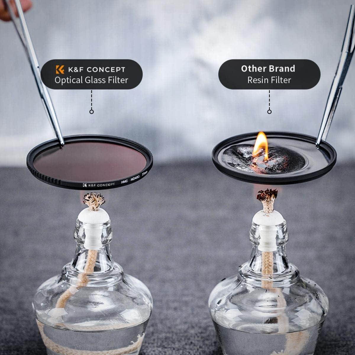 Kit de Filtros UV, CPL y ND4 K&F Concept 67mm - Óptico Profesional