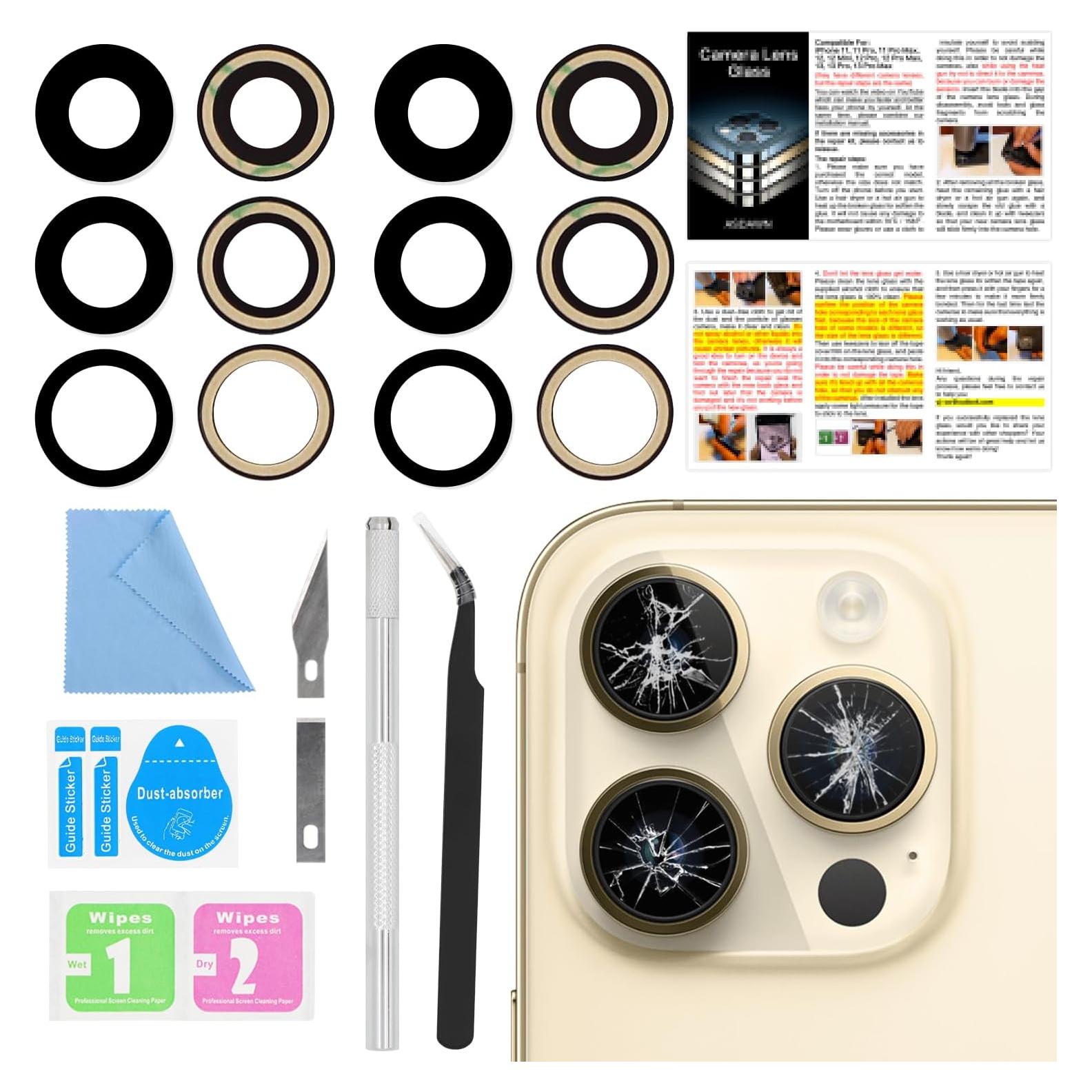 Reemplazo Cristal Lente Cámara ASDAWN para iPhone 14 Pro Max