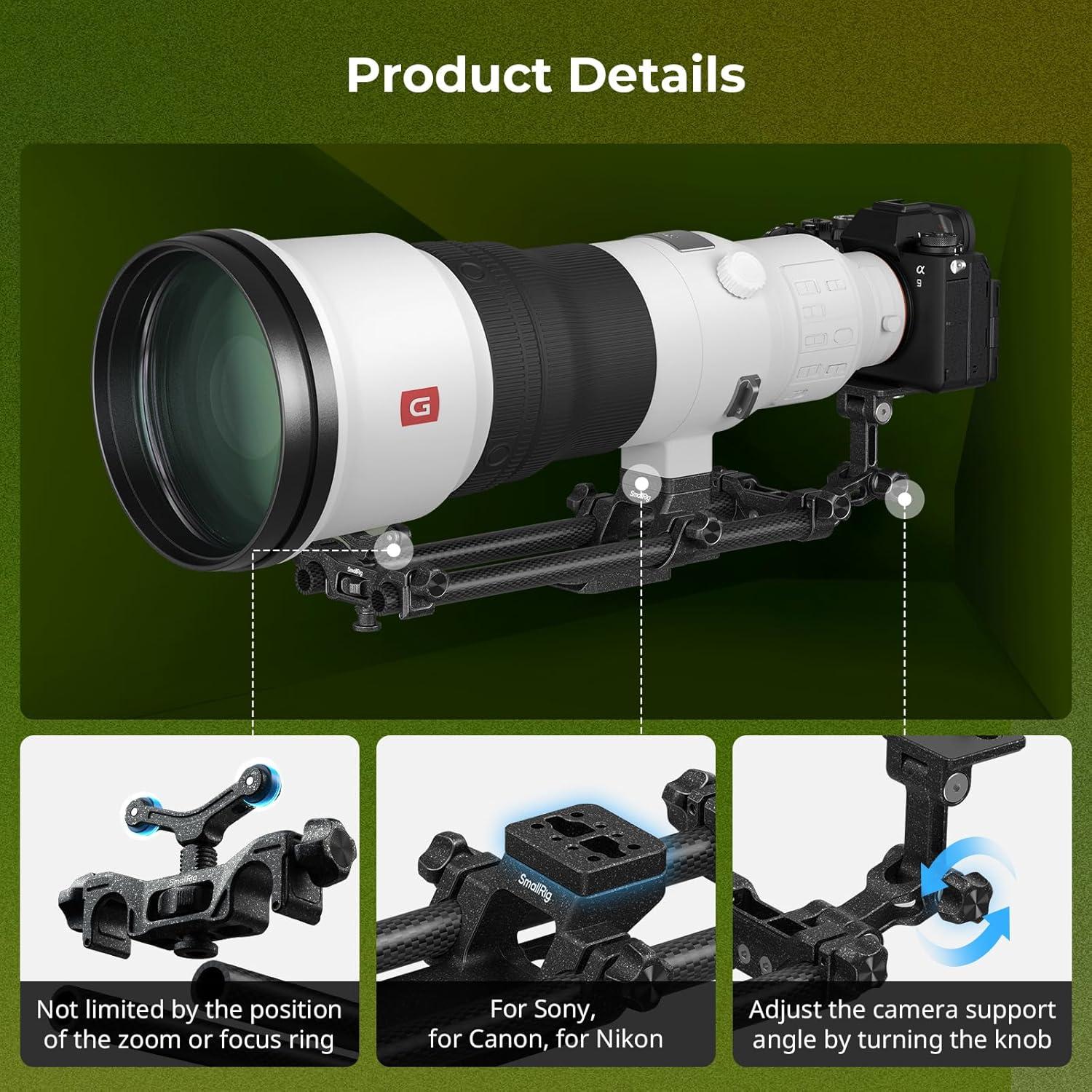 Soporte para Lentes de Cámara SmallRig Touch & Go Plate S