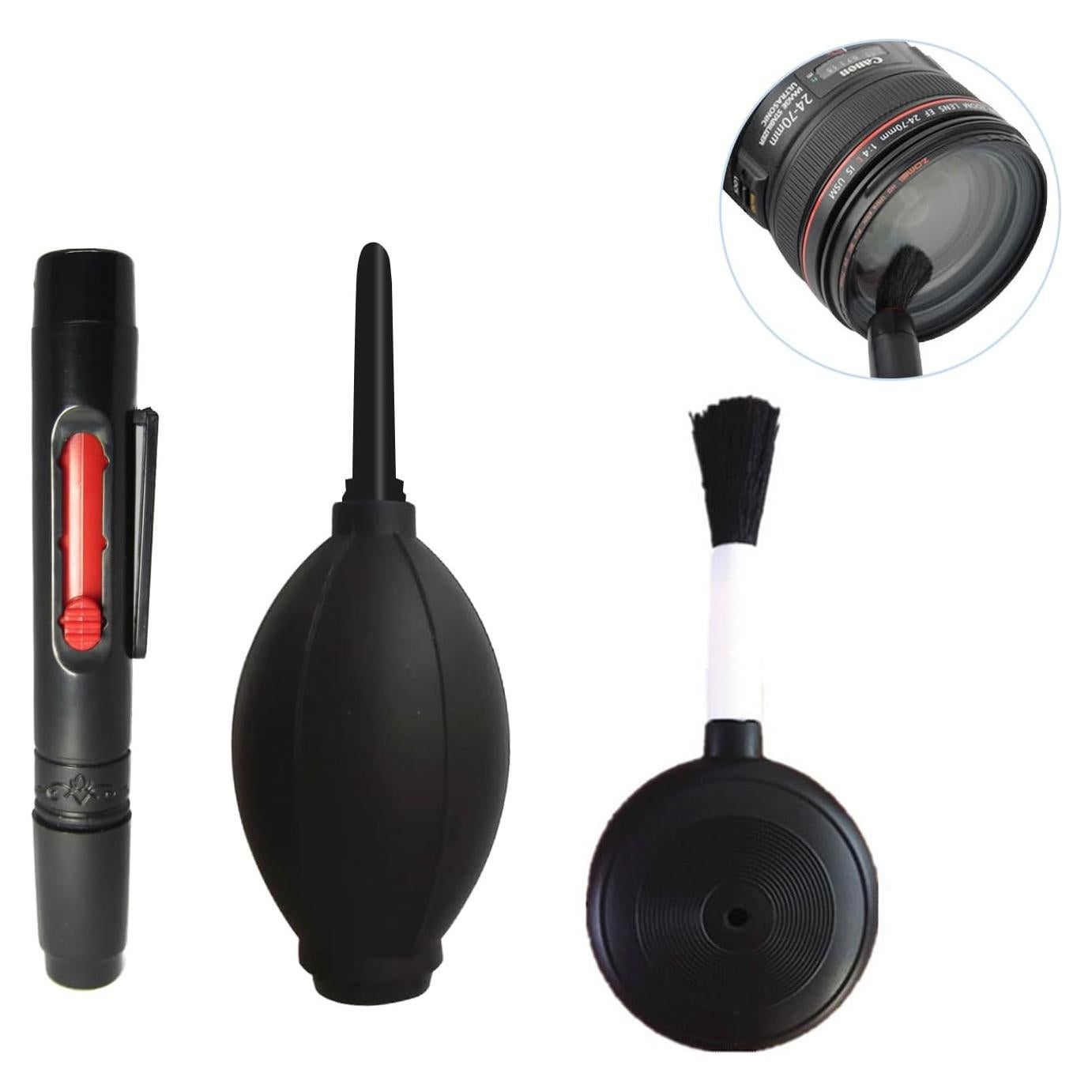 Kit de Limpieza de Lentes de Cámara YAFIYGI 3 Piezas