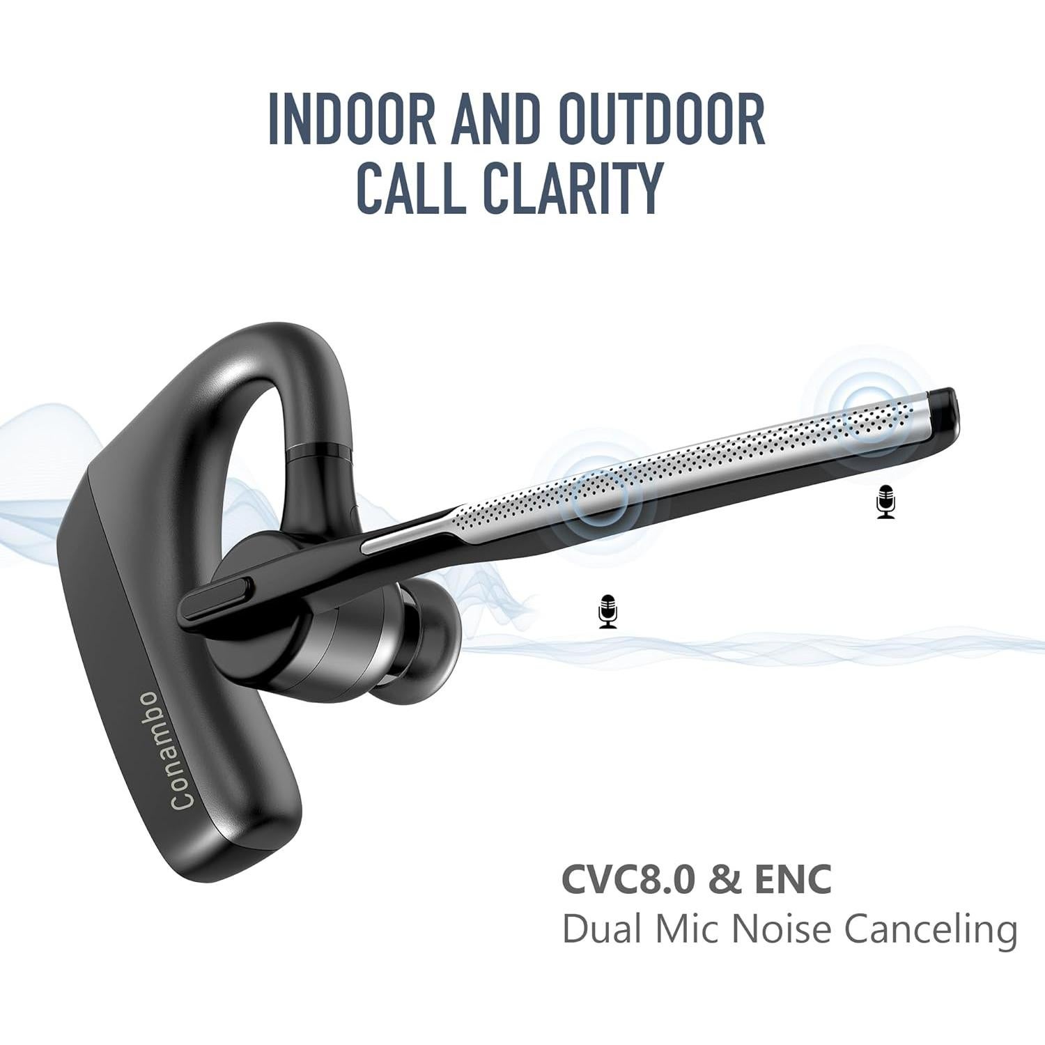 Auricular Inalámbrico Conambo K18 Bluetooth 5.1 con Cancelación de Ruido