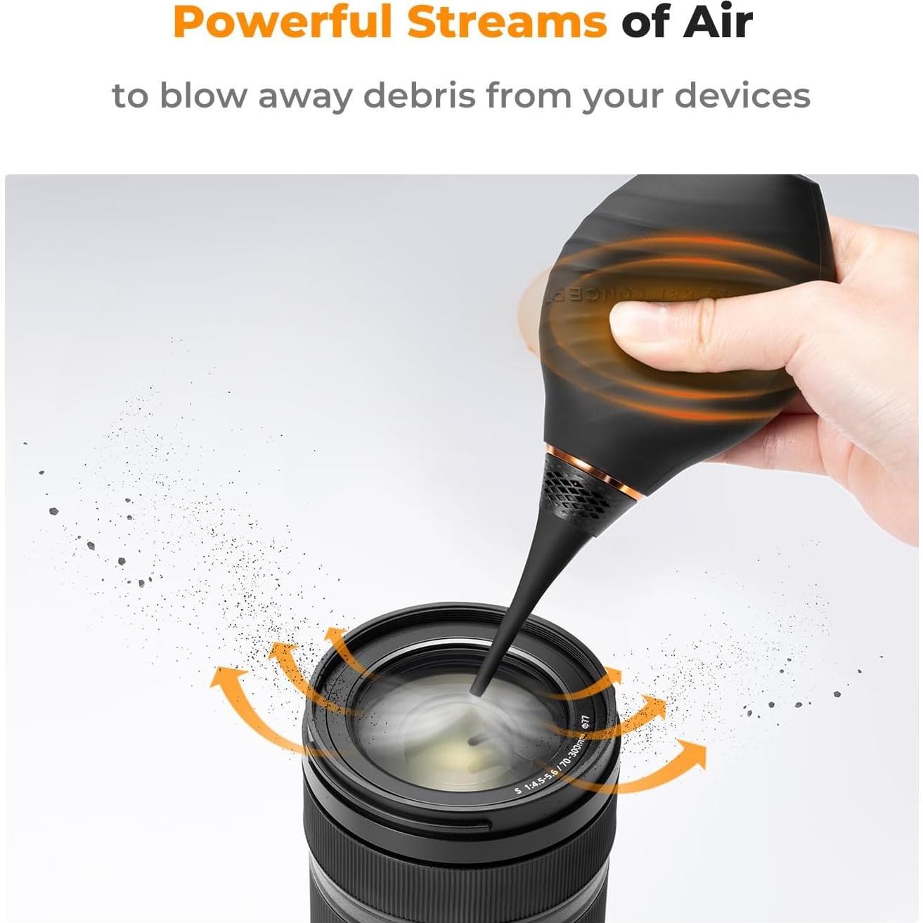 Soplador de Aire K&F Concept para Lentes DSLR y Sensores