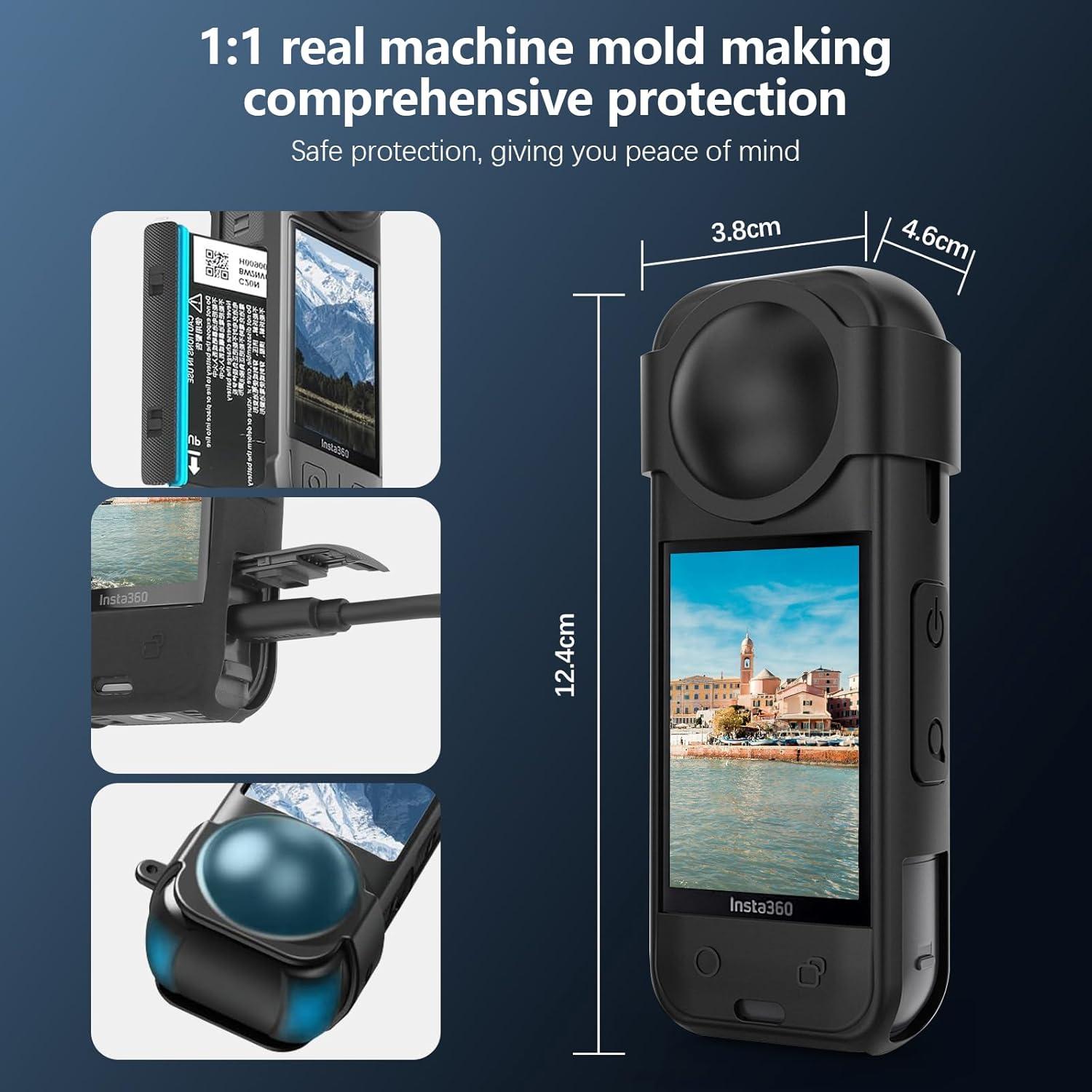 Kit de Accesorios 9-en-1 para Insta360 X5 - Protección Completa