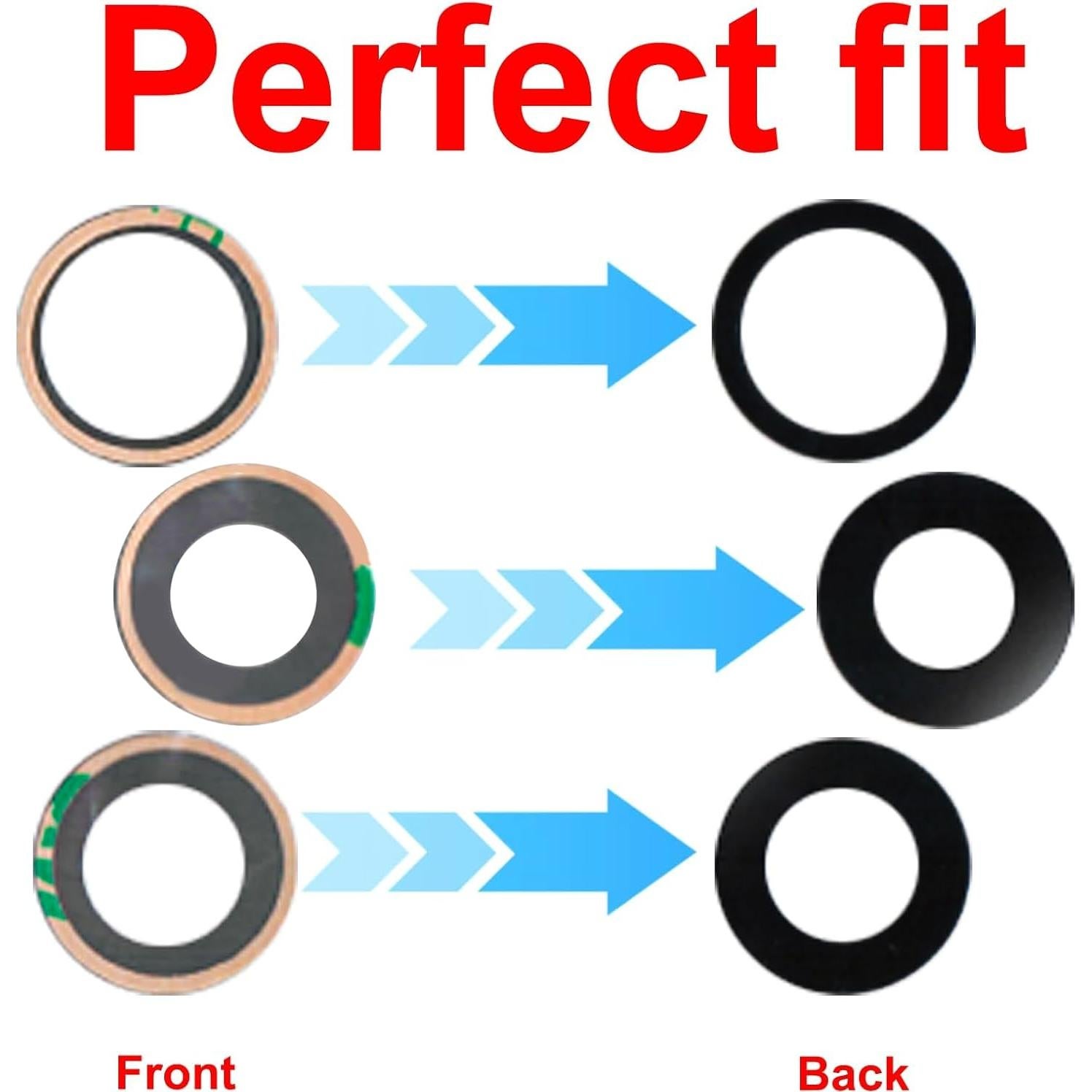 Reemplazo Cristal Lente Cámara iPhone 16 Pro/Pro Max