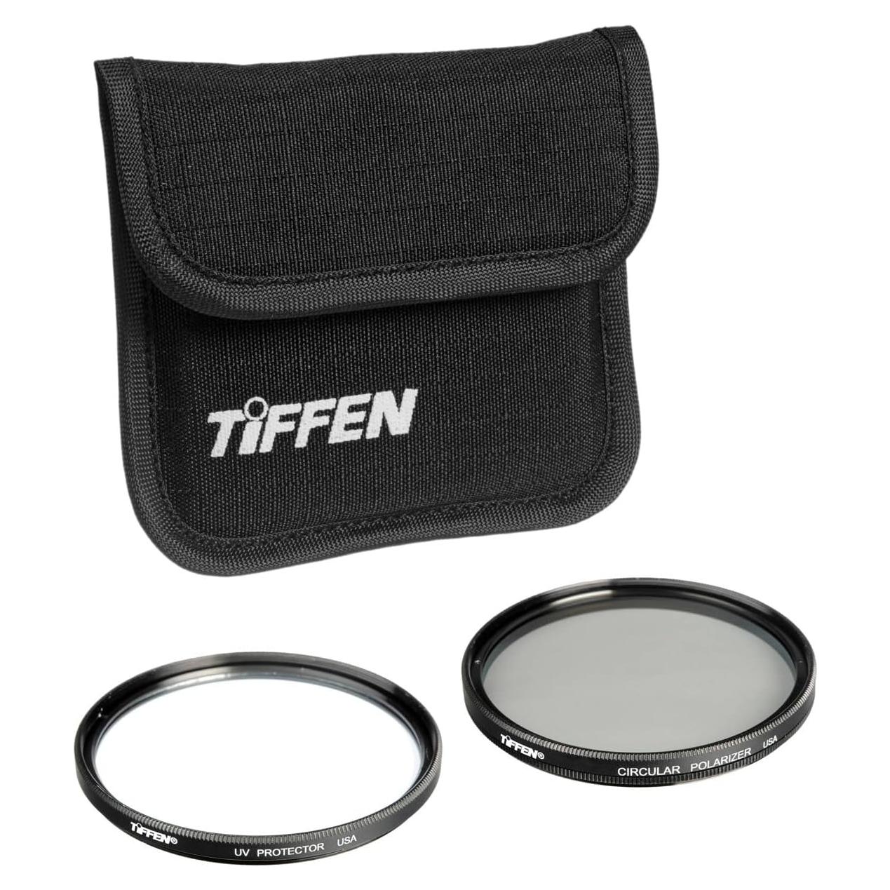 Paquete de Filtros Tiffen 67mm - UV y Polarizador Circular