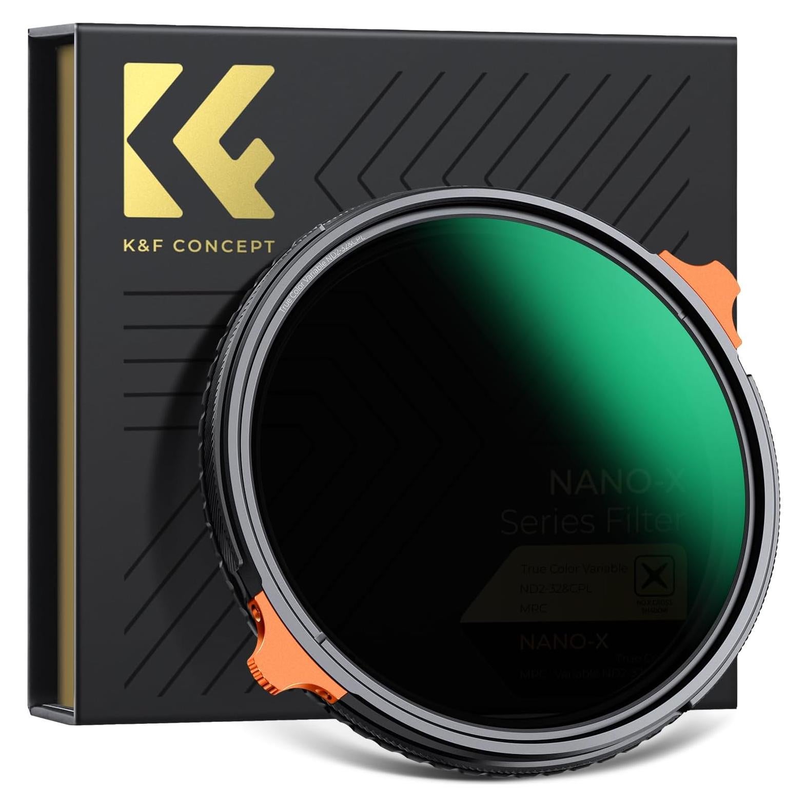 Filtro ND Variable y CPL K&F Concept 67mm Nano-X
