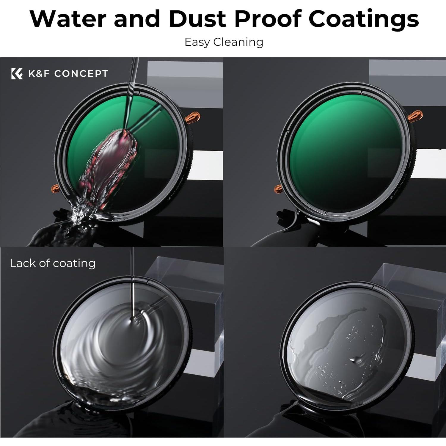 Filtro ND Variable y CPL K&F Concept 67mm Nano-D