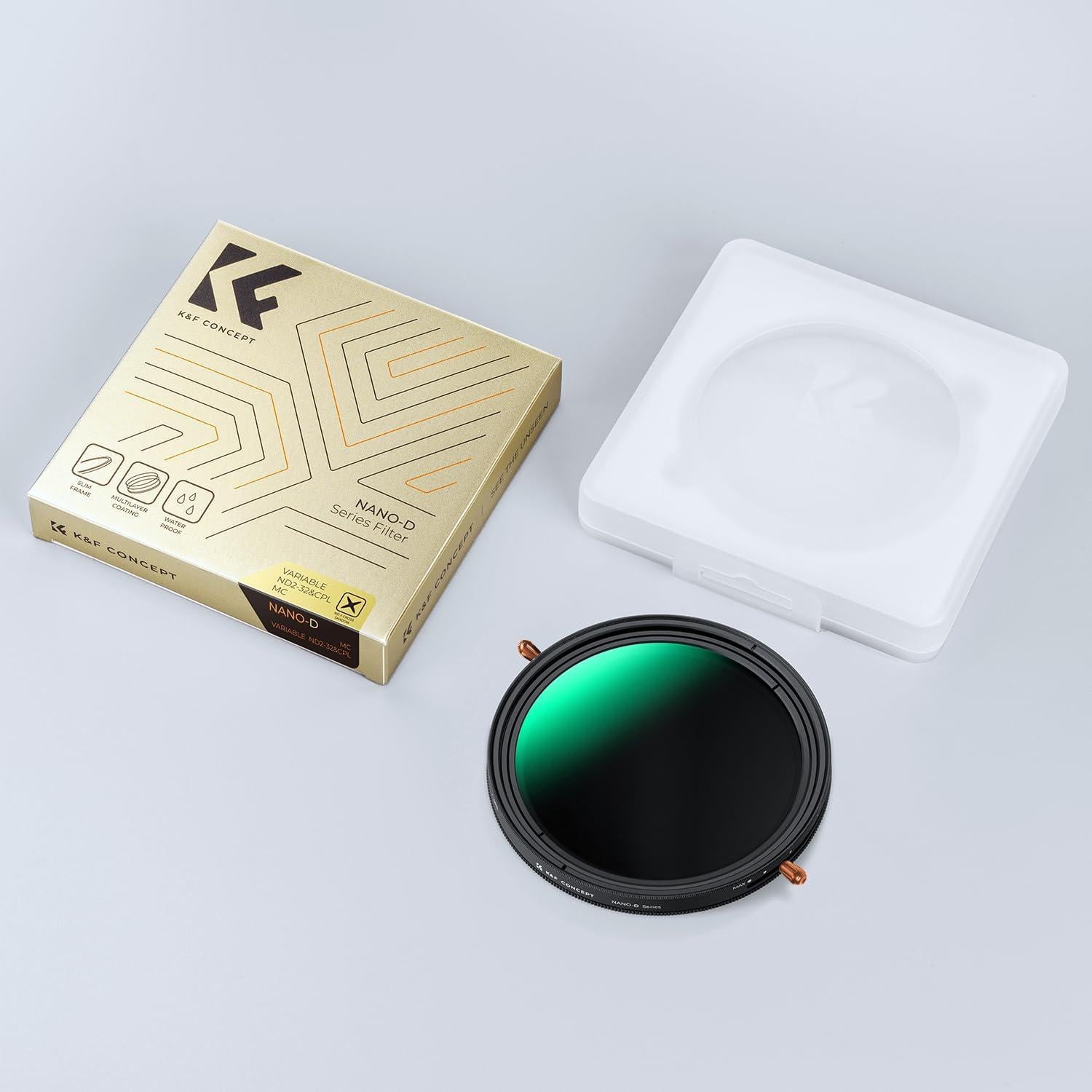 Filtro ND Variable y CPL K&F Concept 67mm Nano-D