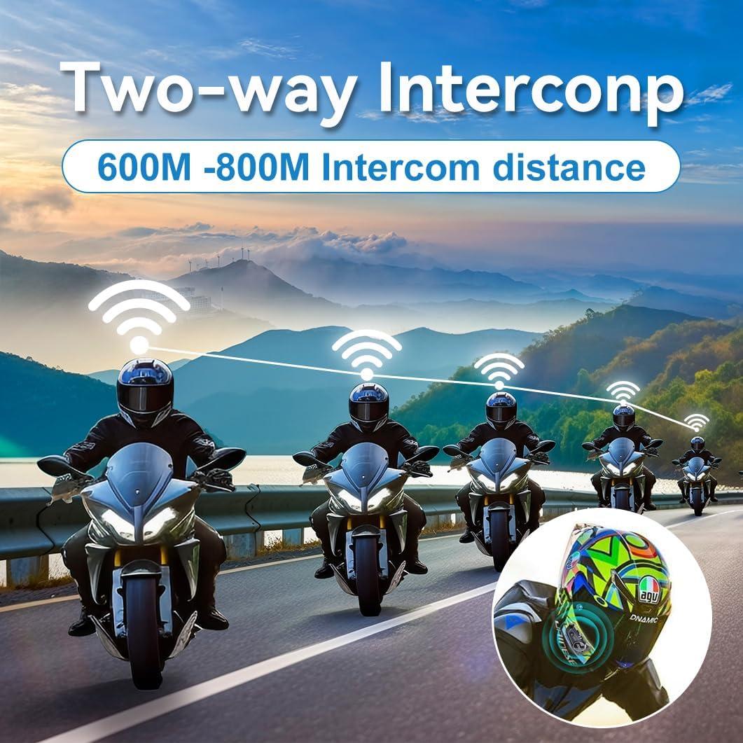 Auriculares Bluetooth JZAQ A13 para Casco de Motocicleta