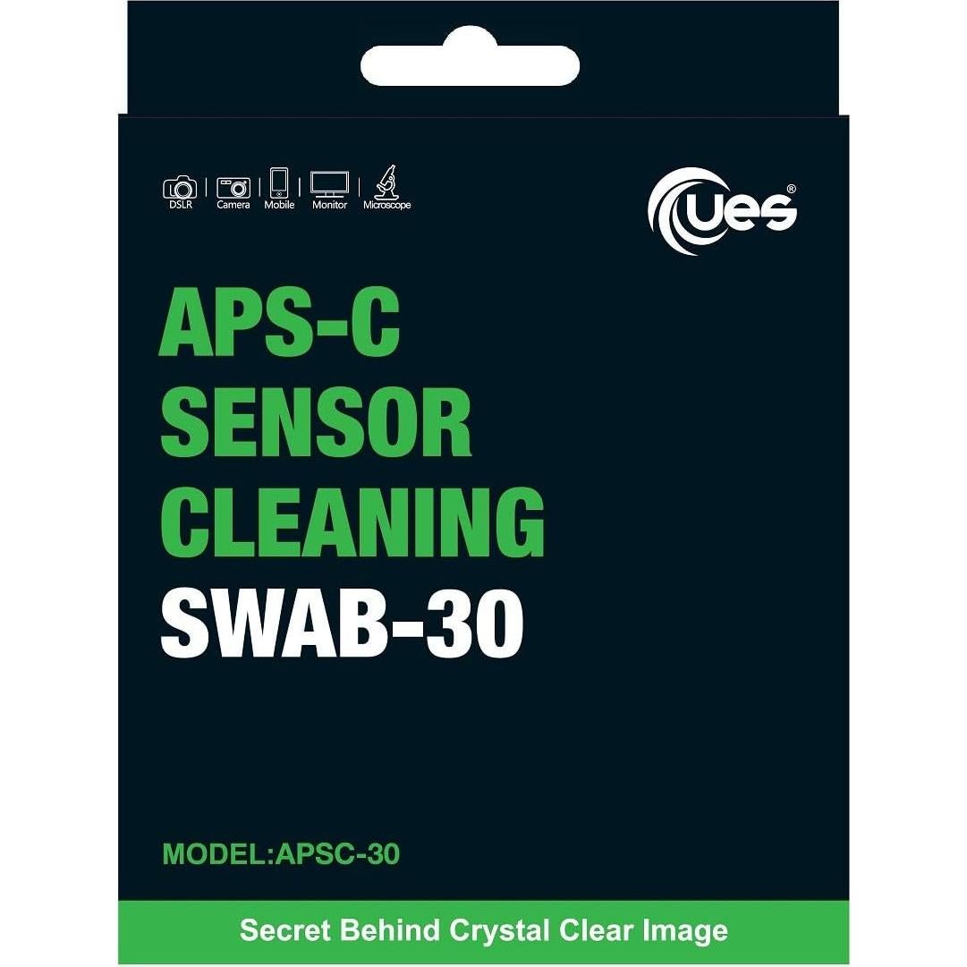 Hisopos de Limpieza UES APS-C para Sensores de Cámaras DSLR - 30 Unidades