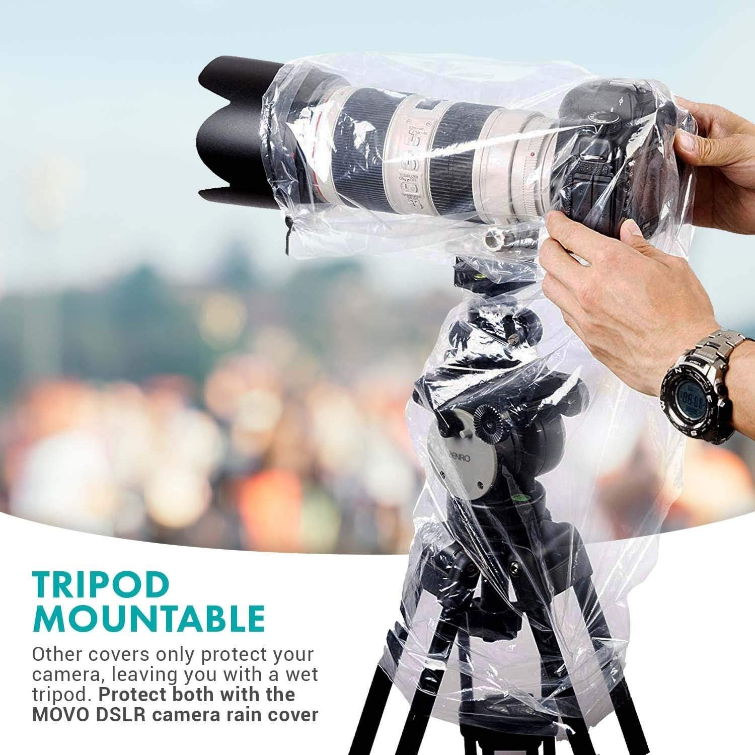 Cubiertas de Lluvia Movo RC1 para Cámara DSLR - Paquete de 5