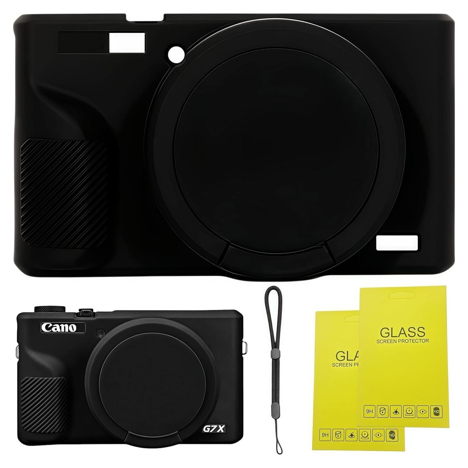 Funda de silicona para cámara Canon Powershot G7 X Mark III