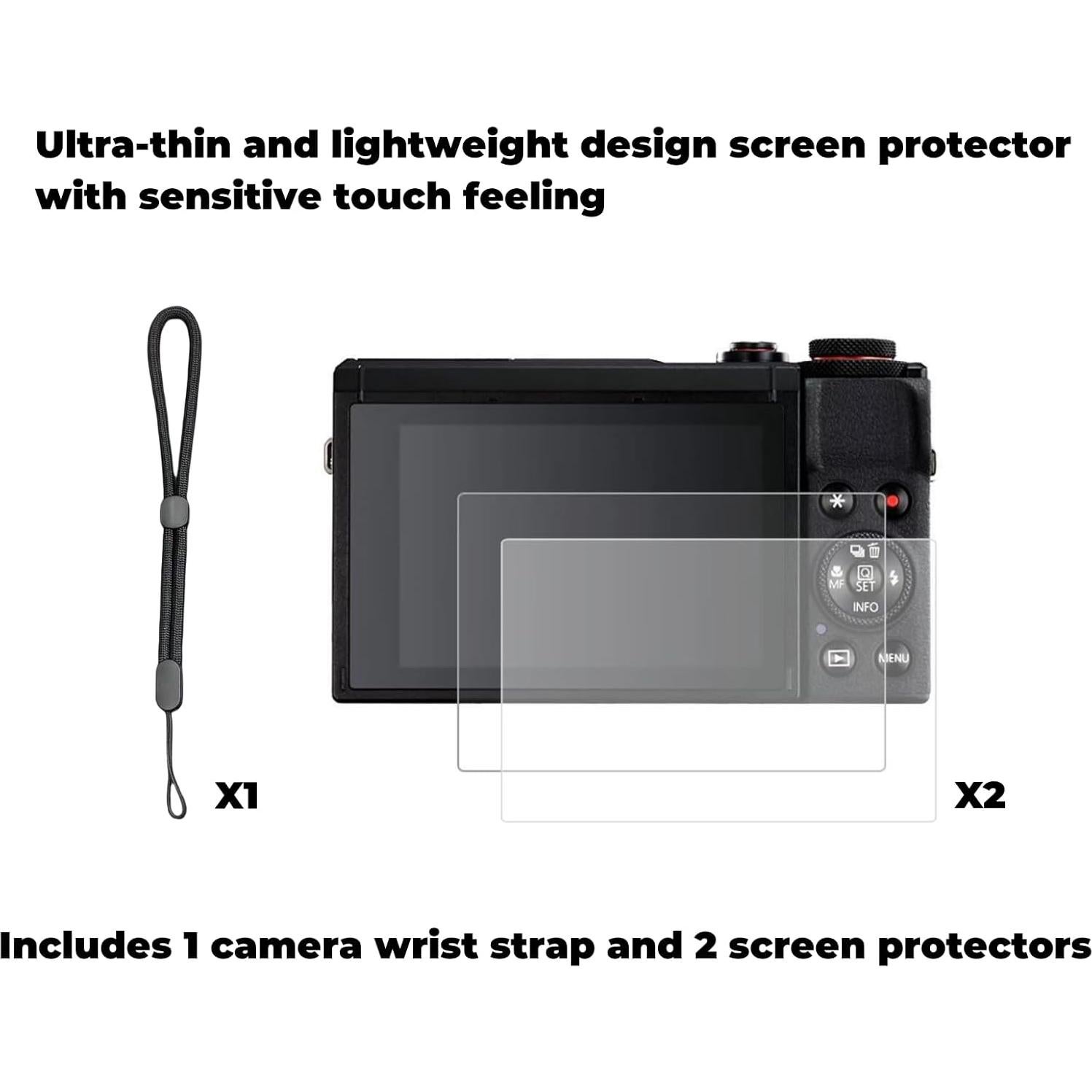 Funda de silicona para cámara Canon Powershot G7 X Mark III