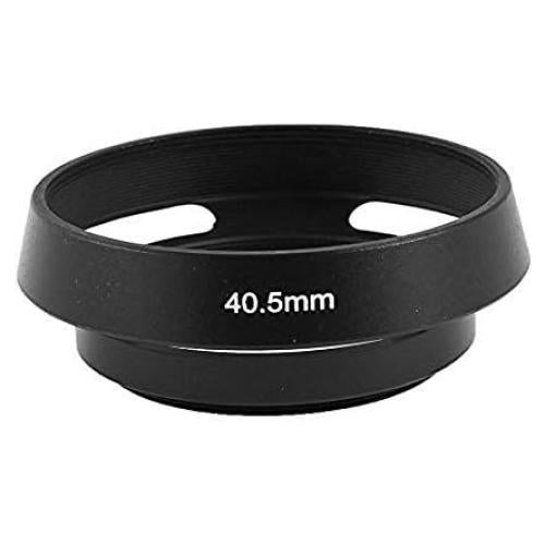 Capucha de Lente 40.5mm Aluminio Negro para Sony y Nikon