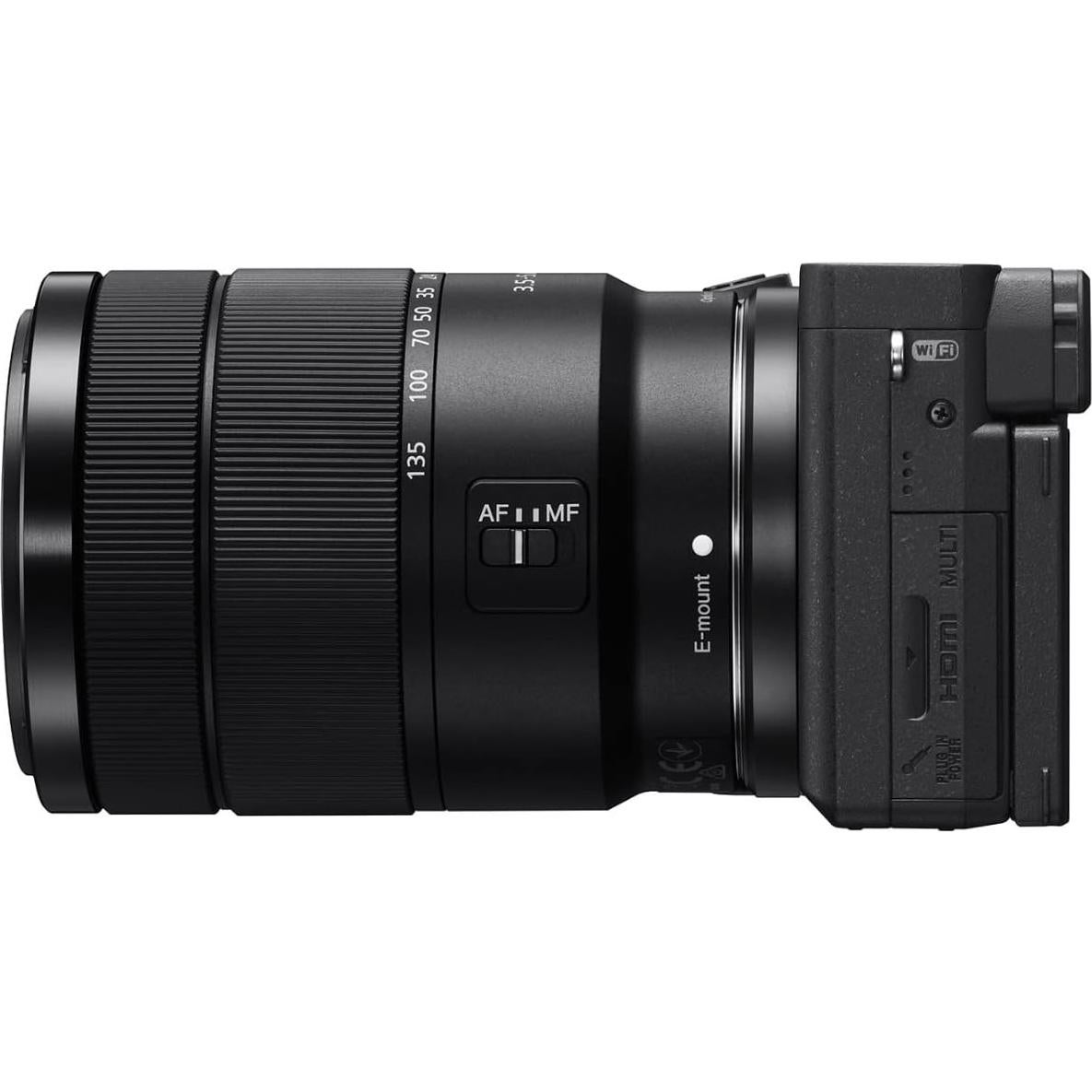 Cámara Digital Sin Espejo Sony Alpha a6400 + Lente 18-135mm