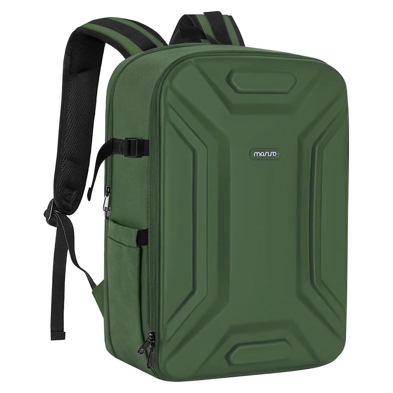 Mochila para cámara MOSISO impermeable 45x30 cm verde ejército