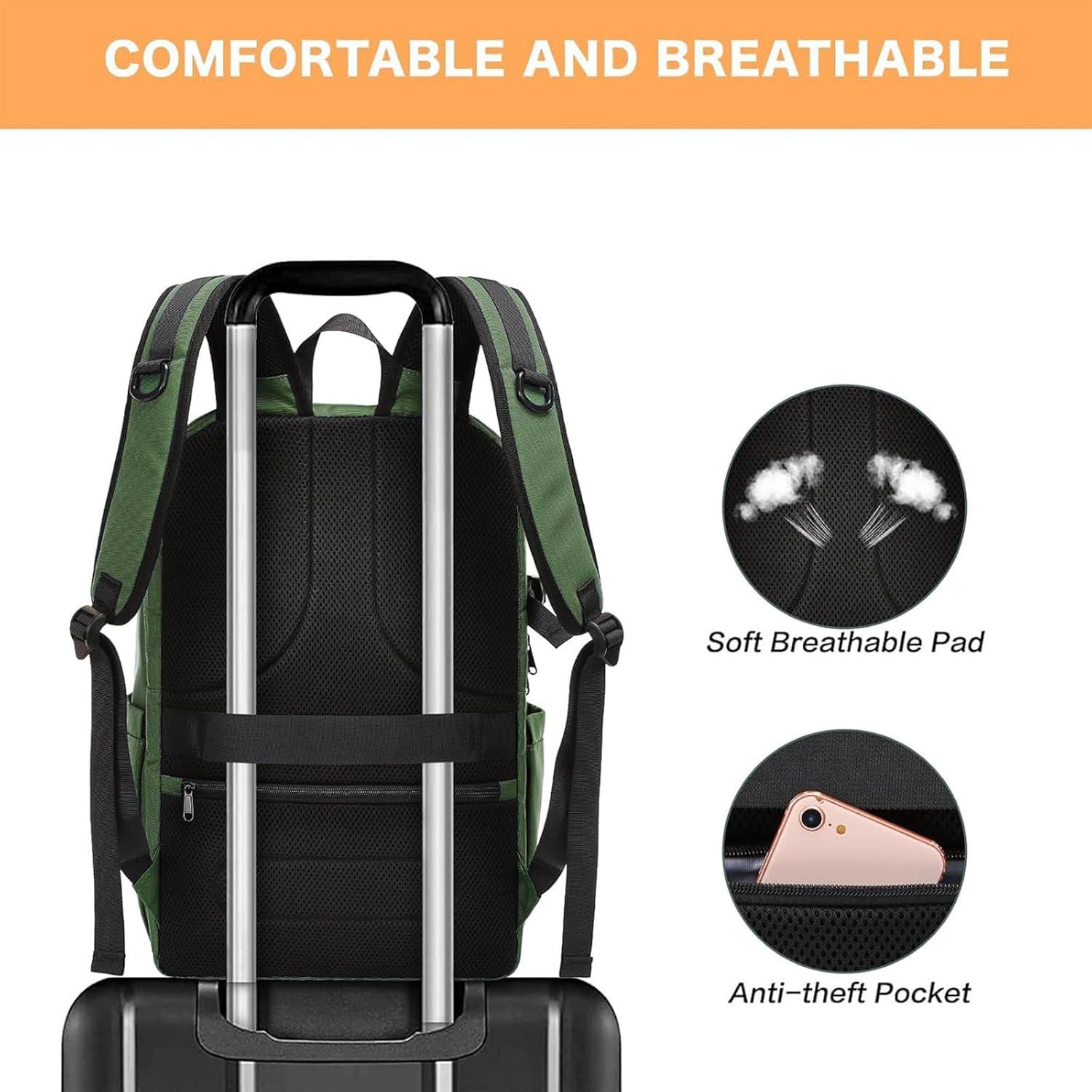 Mochila para cámara MOSISO impermeable 45x30 cm verde ejército