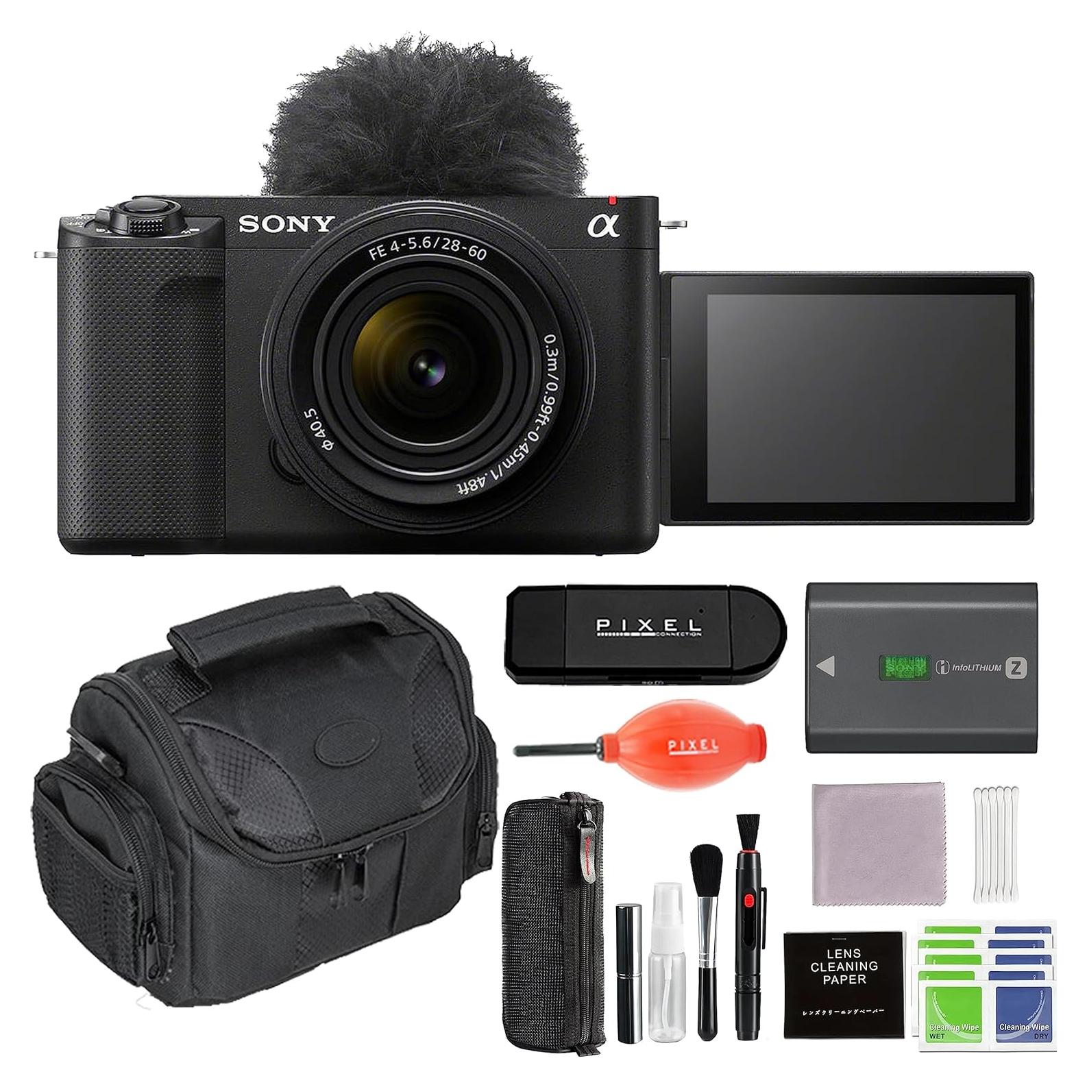 Cámara Sin Espejo Sony ZV-E1 Negra con Lente 28-60mm y Accesorios