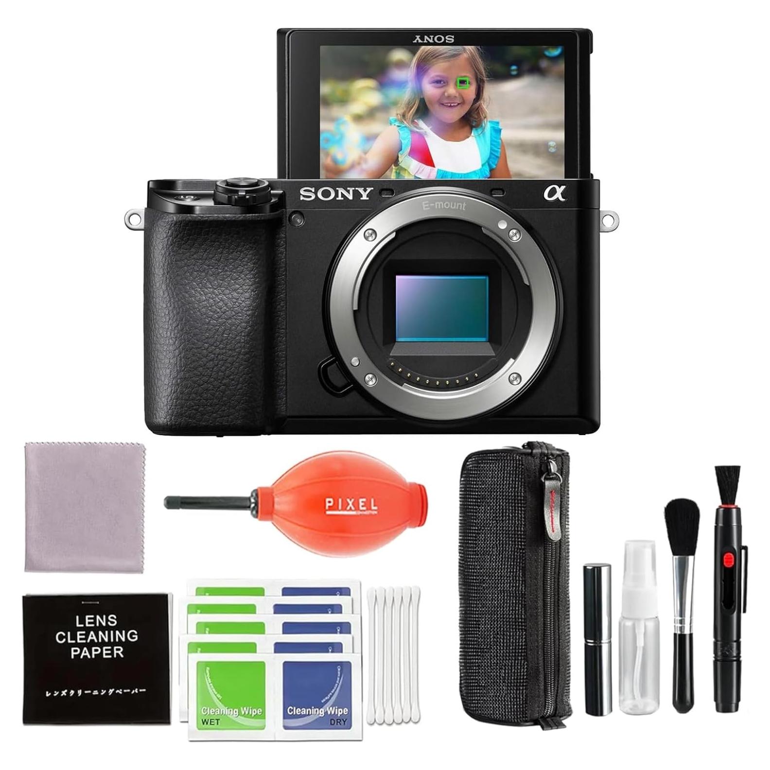 Cámara sin Espejo Sony a6100 24.2MP con Accesorios Pixel