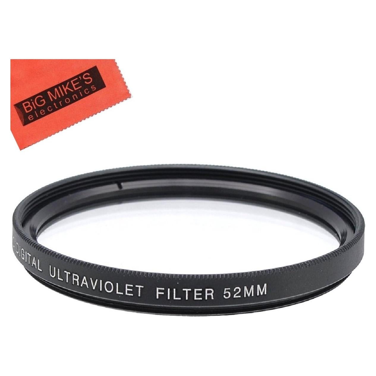 Filtro UV 52mm Big Mike's para Lentes Nikon y Más