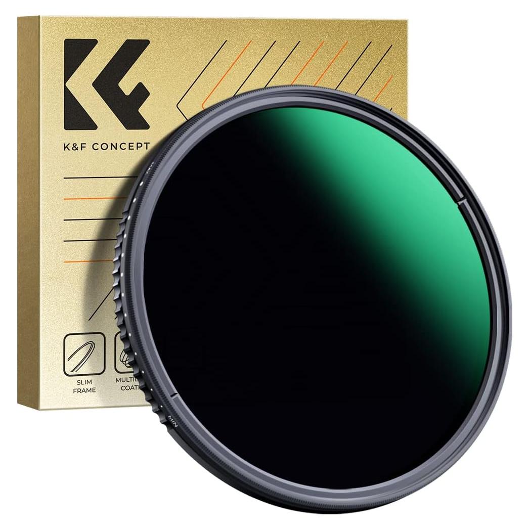 Filtro ND Variable K&F Concept 67mm ND2-400 Ultra Delgado