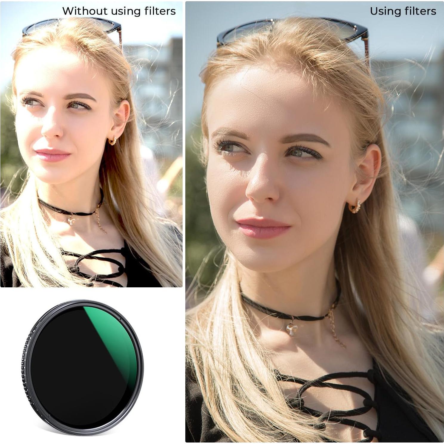 Filtro ND Variable K&F Concept 67mm ND2-400 Ultra Delgado