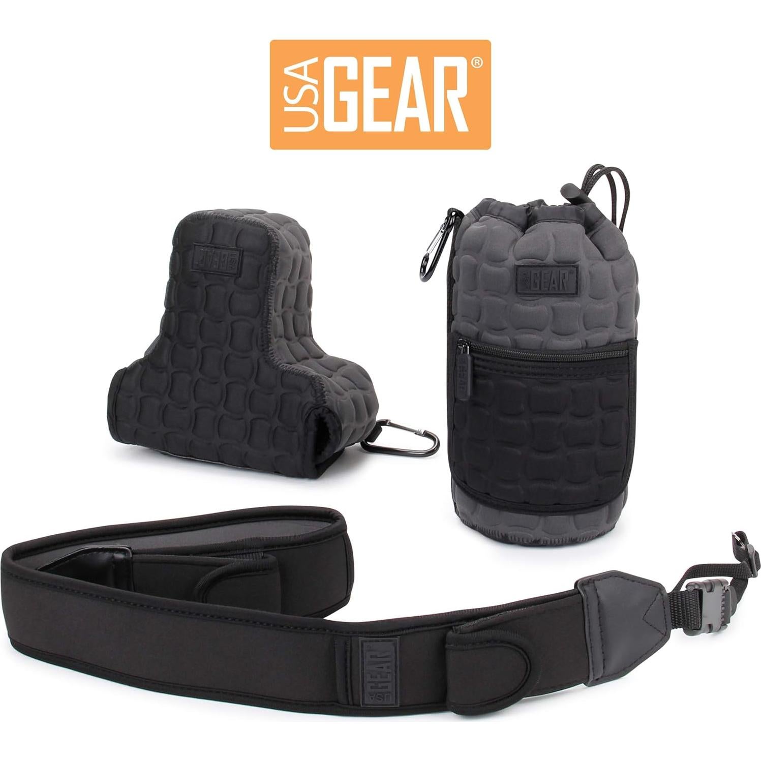 Funda para Lentes Grande USA GEAR FlexARMOR-X Neopreno
